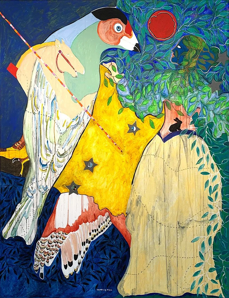 Ann
mixed media on canvas
60" x 40"
