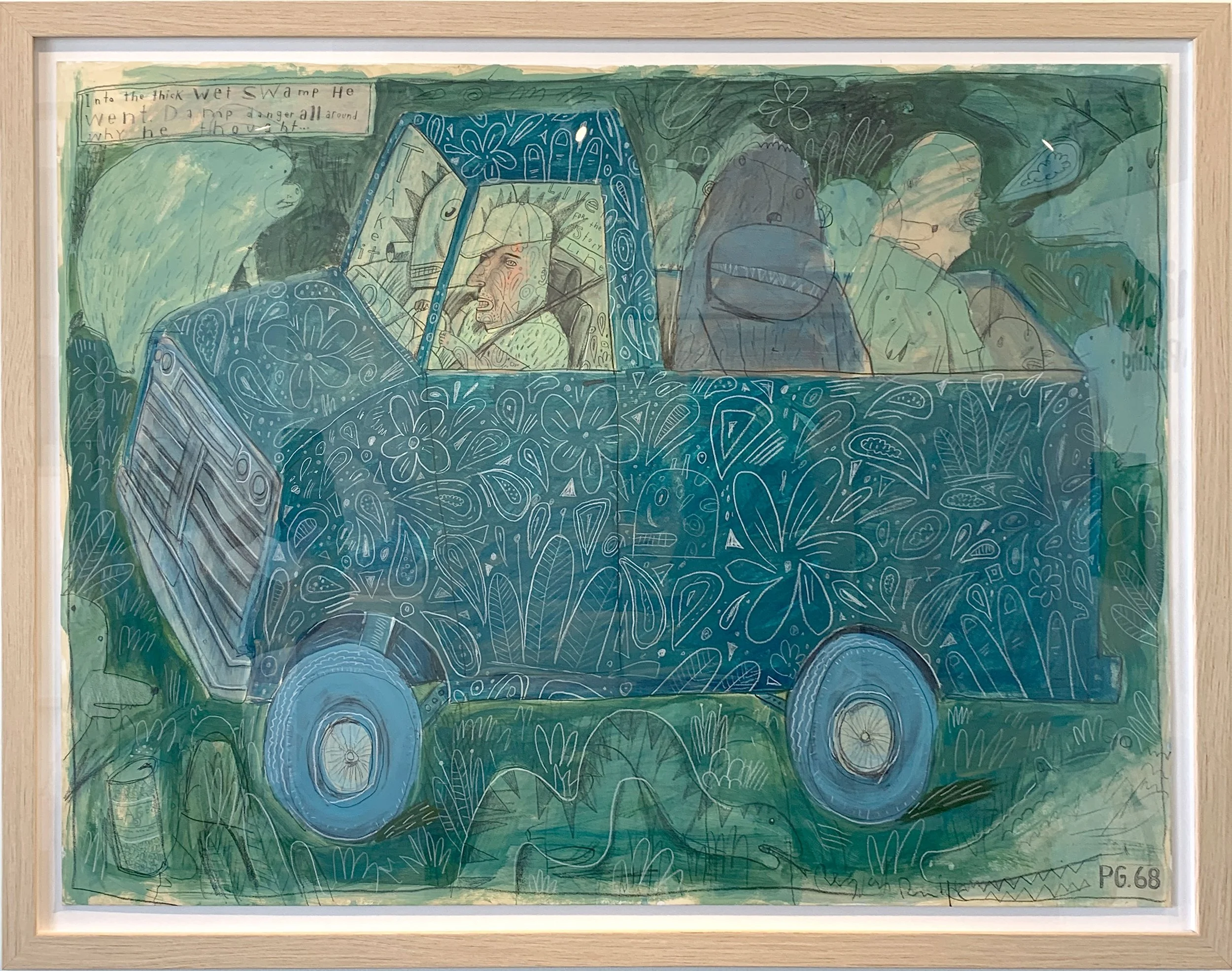 But Why
mixed media on paper
34" x 42" - framed

