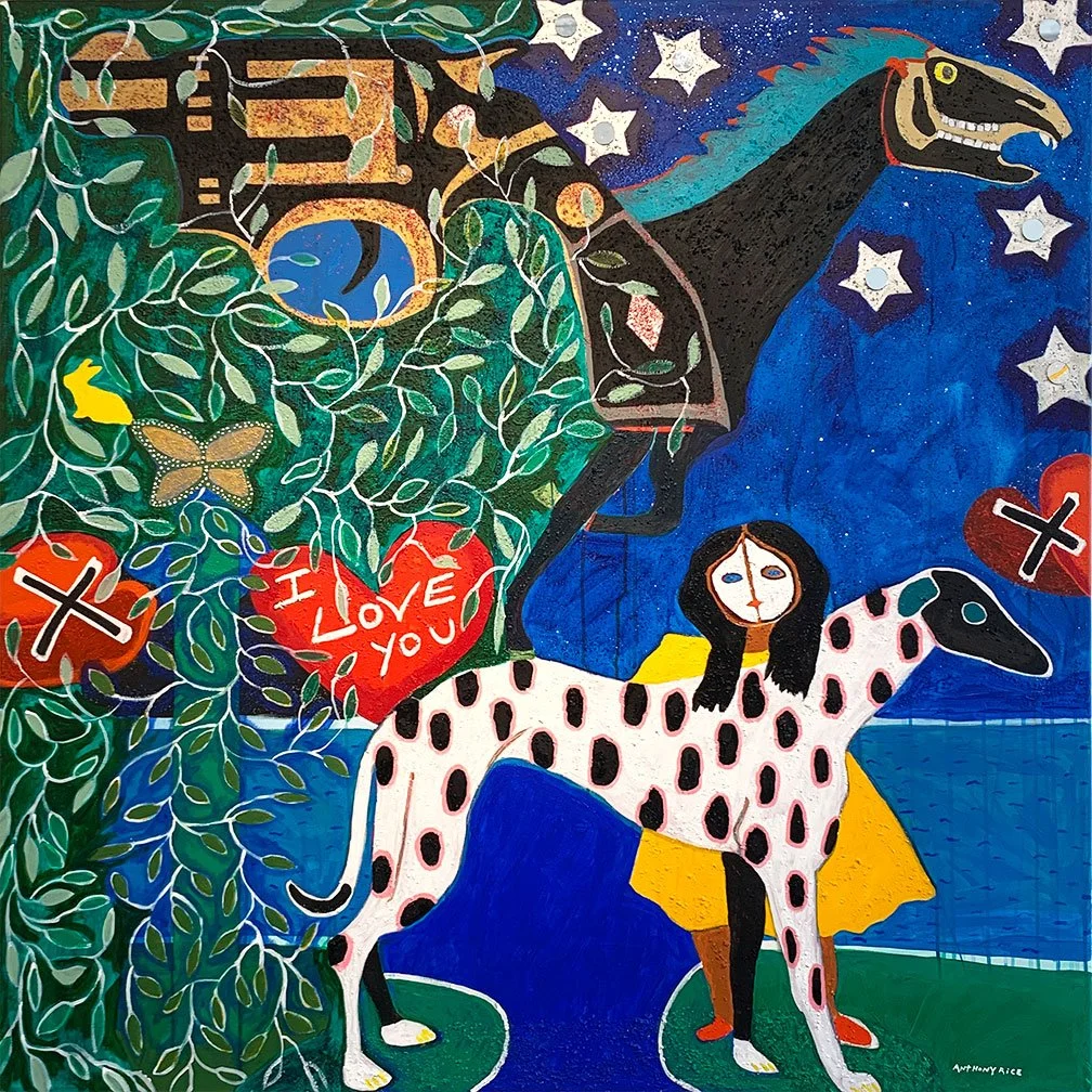 Jambalaya
mixed media on canvas
48" x 48"