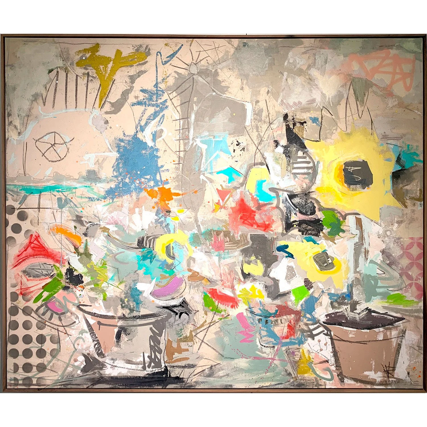 Urban Garden
54" x 64"
oil & acrylic on canvas
2024

Price Upon Request
