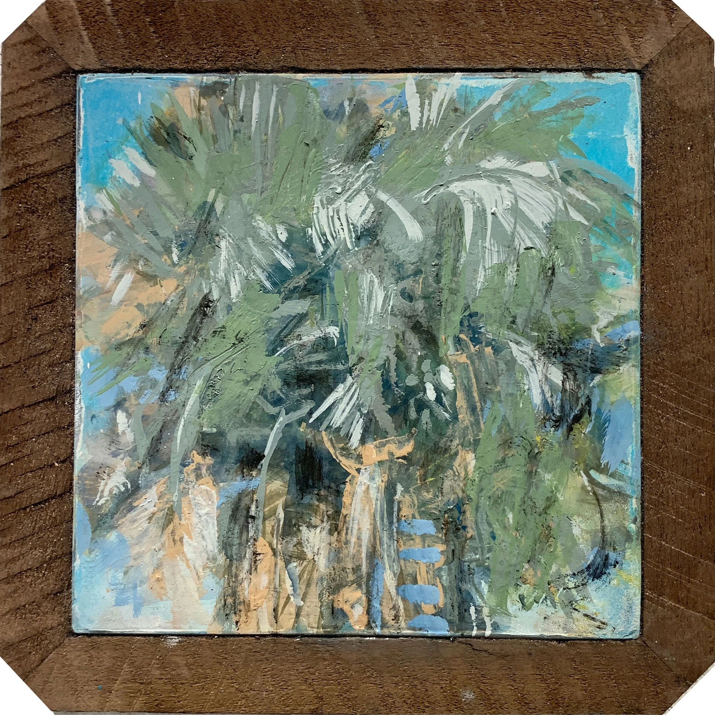 bismark is a herring,
mixed media on panel, 1
0” x 10”, framed

