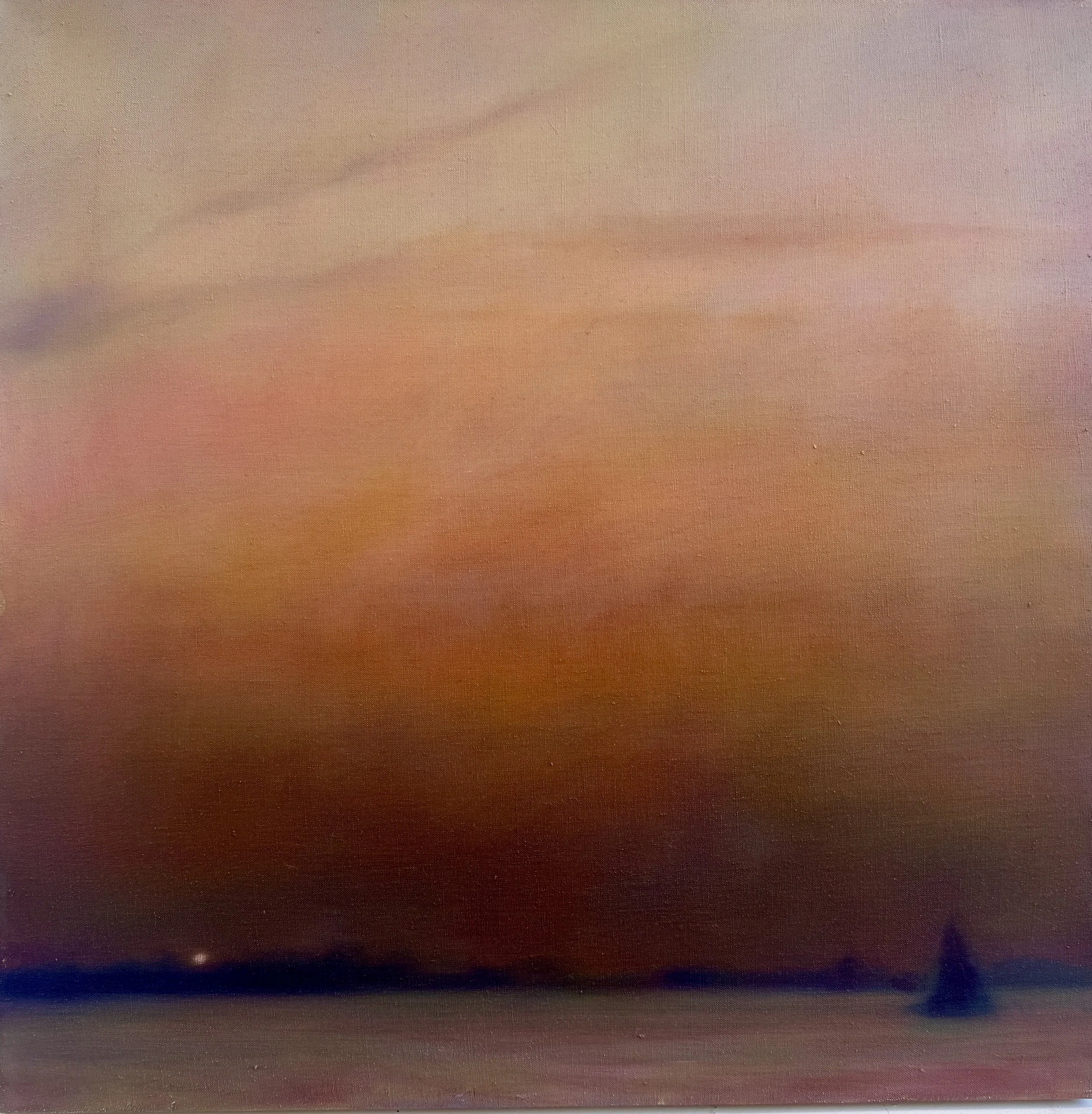 Keith Crowley, Dusk (Indian Beach) 2022
oil on linen
26" x 26"