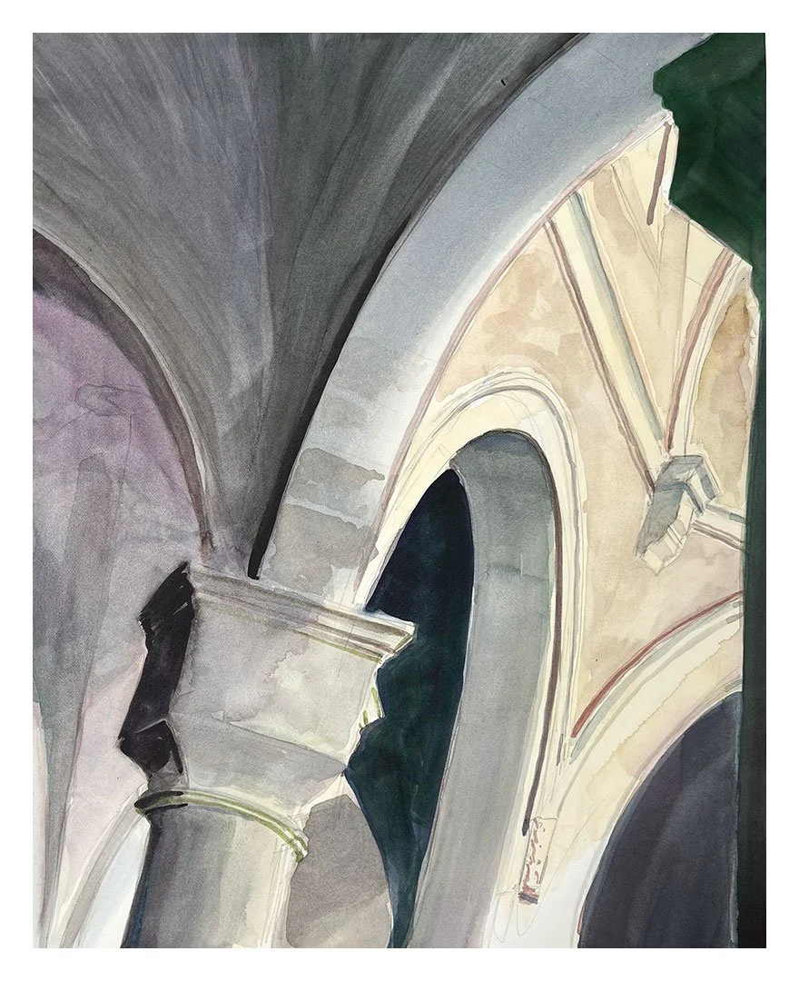 Early Evening, Good Friday
watercolor on paper - framed