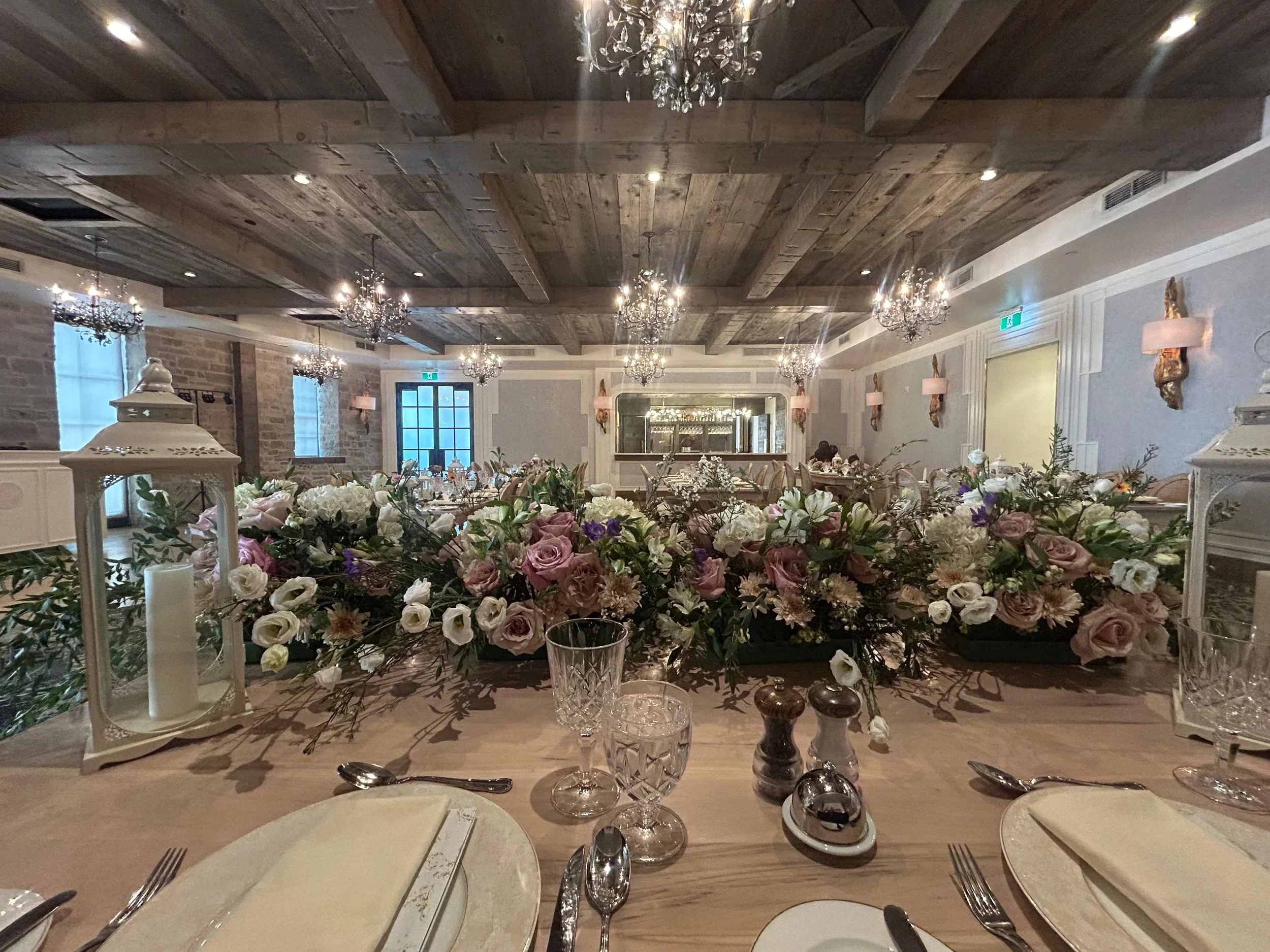 Wedding floral arrangement