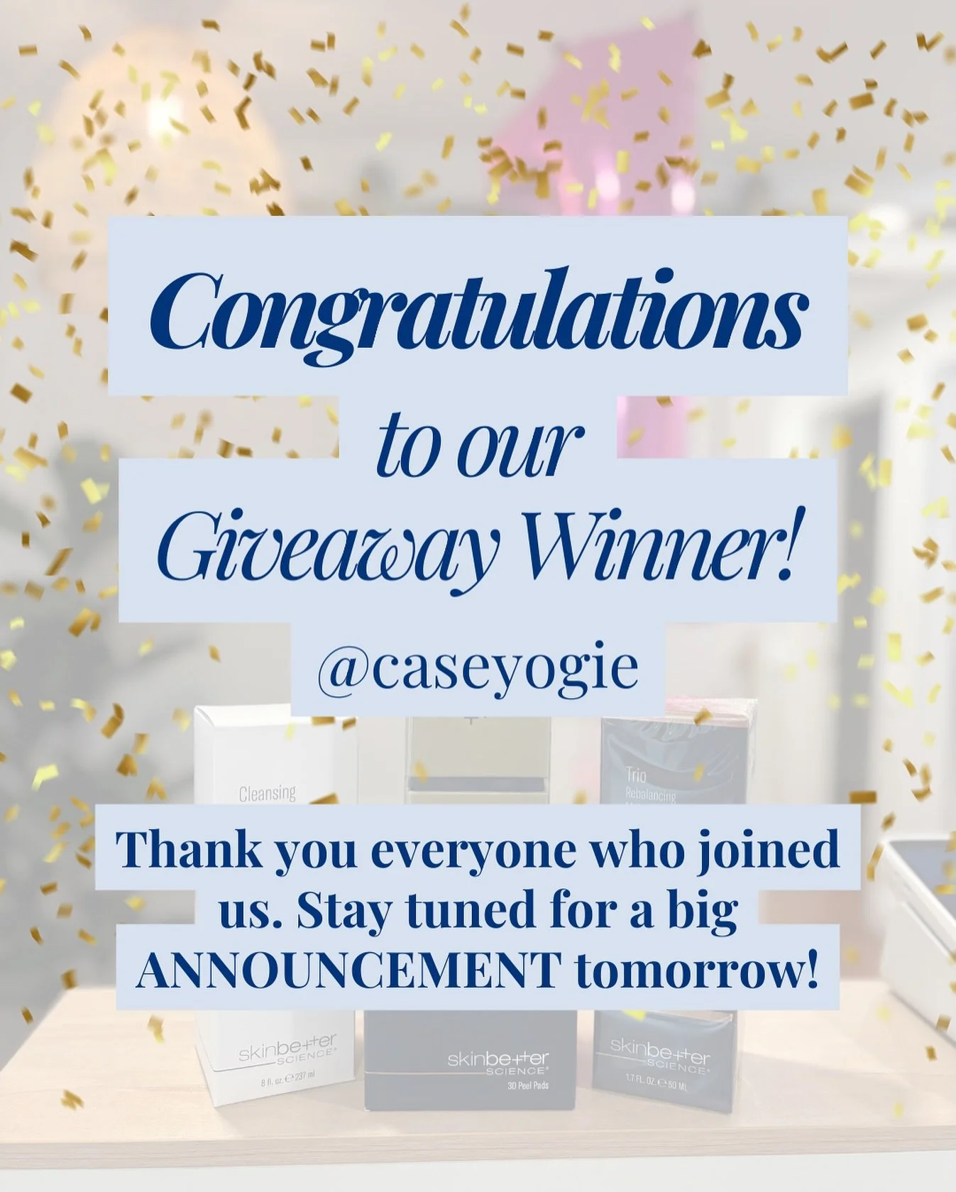 🎉 Congratulations to our giveaway winner &mdash; @caseyogie ! 🎉

Thank you to everyone who helped us celebrate Graceful Aesthetics&rsquo; first birthday. Your love, support, and trust over this past year have meant everything 🤍

We&rsquo;re beyond