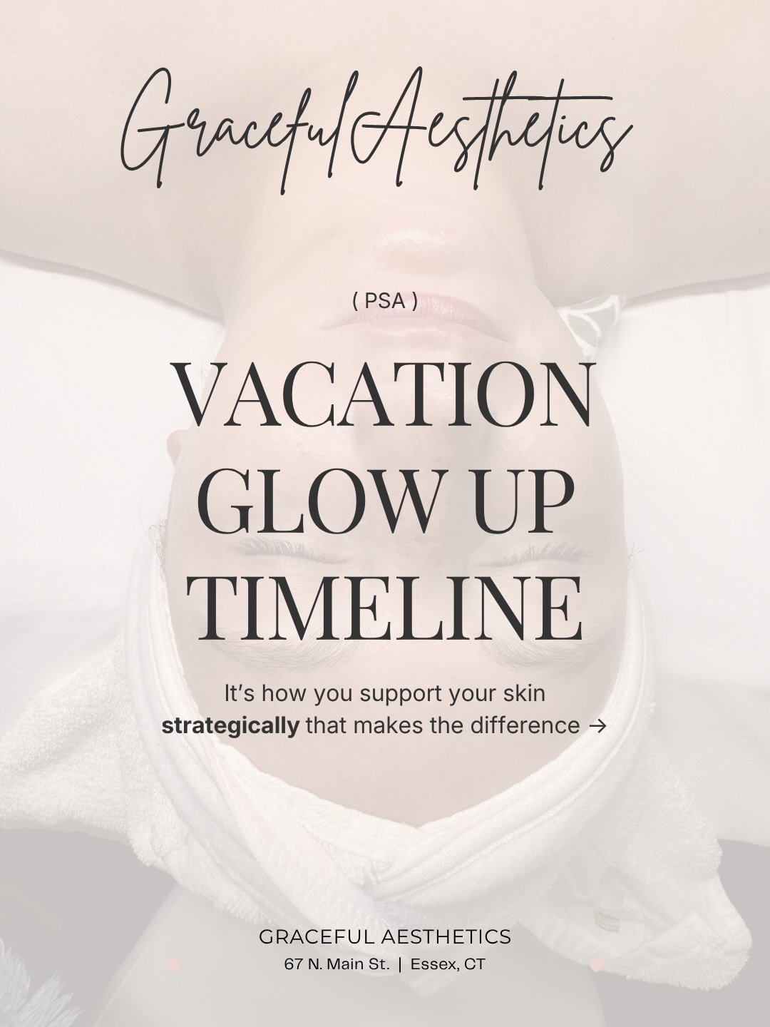 Vacation on the calendar? Yay 🎉😎Let&rsquo;s make sure your skin is ready before you go. ✨

The best results come from planning ahead 📆 NOT squeezing everything in the week before 😅 (we get it)

Here&rsquo;s a simple guide to timing your perfect v