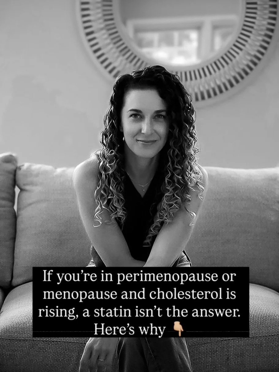 You know what I wish more women knew about cholesterol in perimenopause and menopause?

It&rsquo;s not random that suddenly you&rsquo;re seeing an increase at your annual checkups. 

Cholesterol is actually the raw material your body uses to make hor