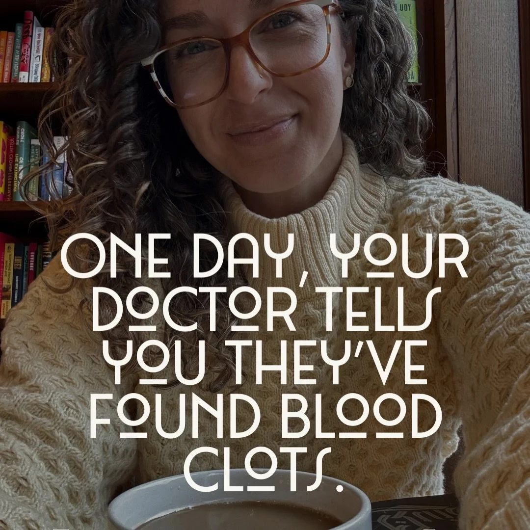 Blood clots aren&rsquo;t something most people think about in their 40s or 50s.

They feel like a later problem.

But here&rsquo;s the truth I see:
👉 clots are rarely the beginning of the story.

They&rsquo;re often the result of decades of quiet st