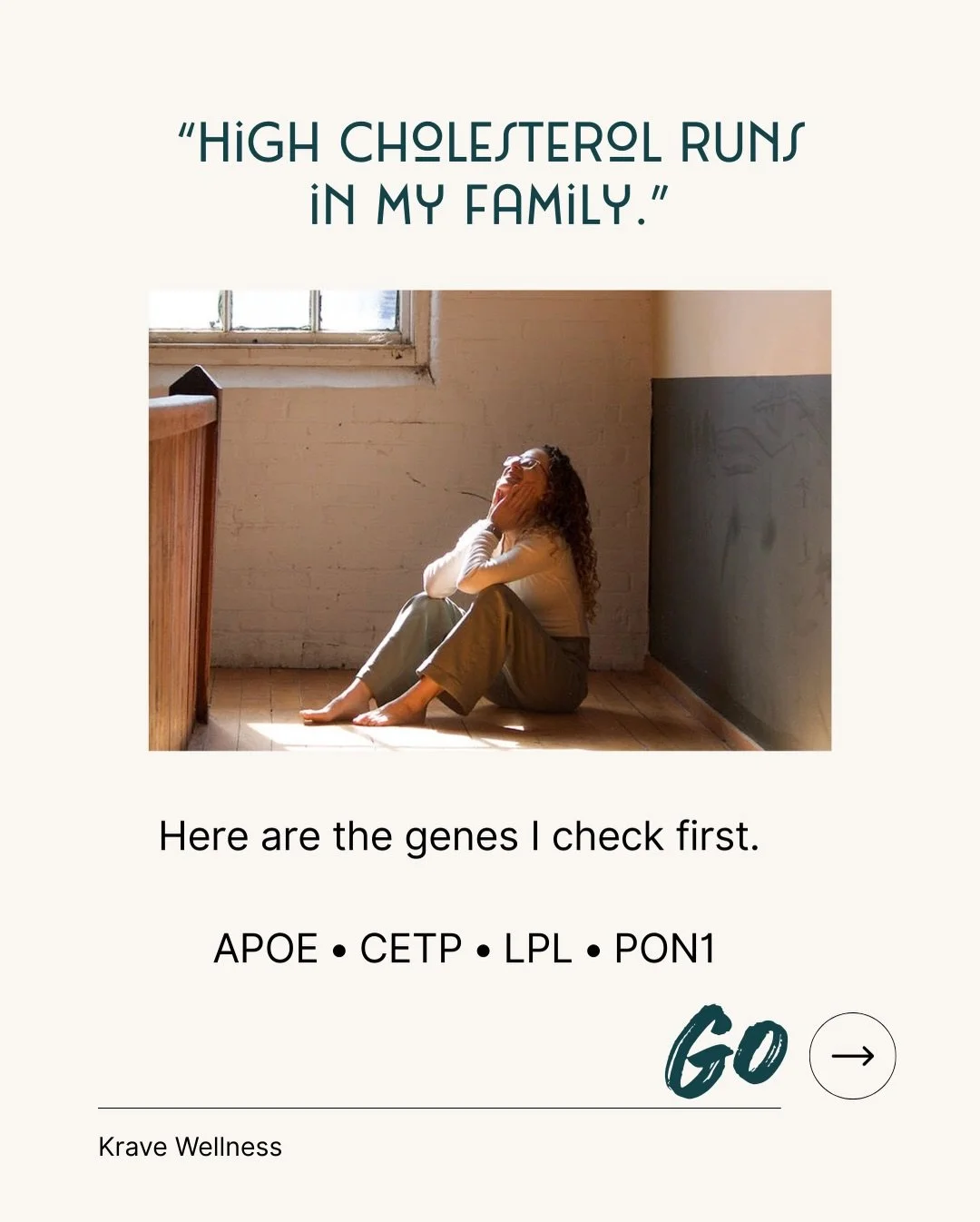 Many people believe their cholesterol is genetic.

And if they&rsquo;re on medication, they assume it&rsquo;s handled.

But cholesterol numbers often reflect what&rsquo;s happening elsewhere in the body.

Blood sugar regulation.
Inflammation.
Thyroid