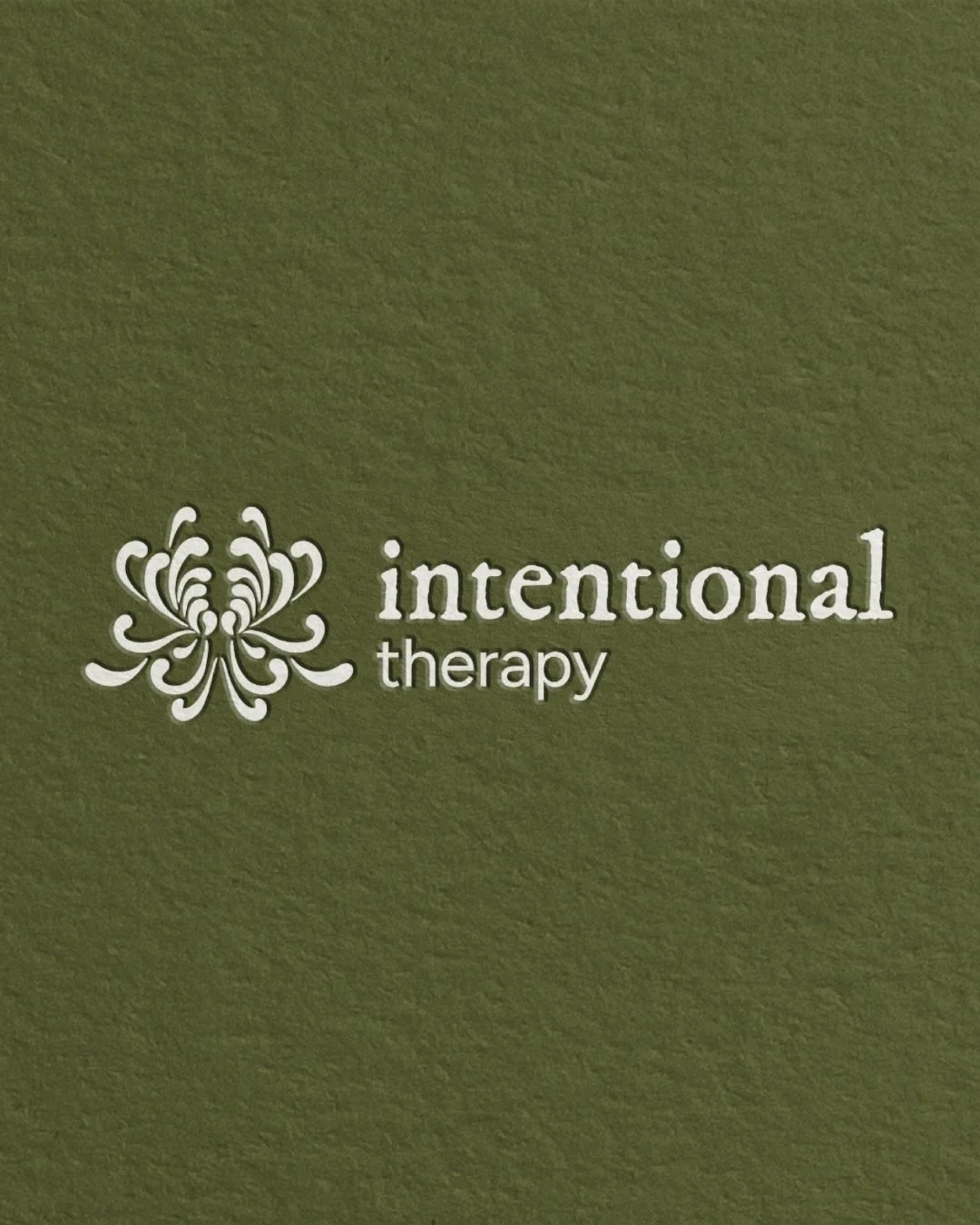 For @intentionaltherapypllc, we created a brand and website centered on care, cultural connection, and intentional healing.

The chrysanthemum-inspired logomark represents resilience, longevity, rebirth, and calm. Paired with an earthy color palette,
