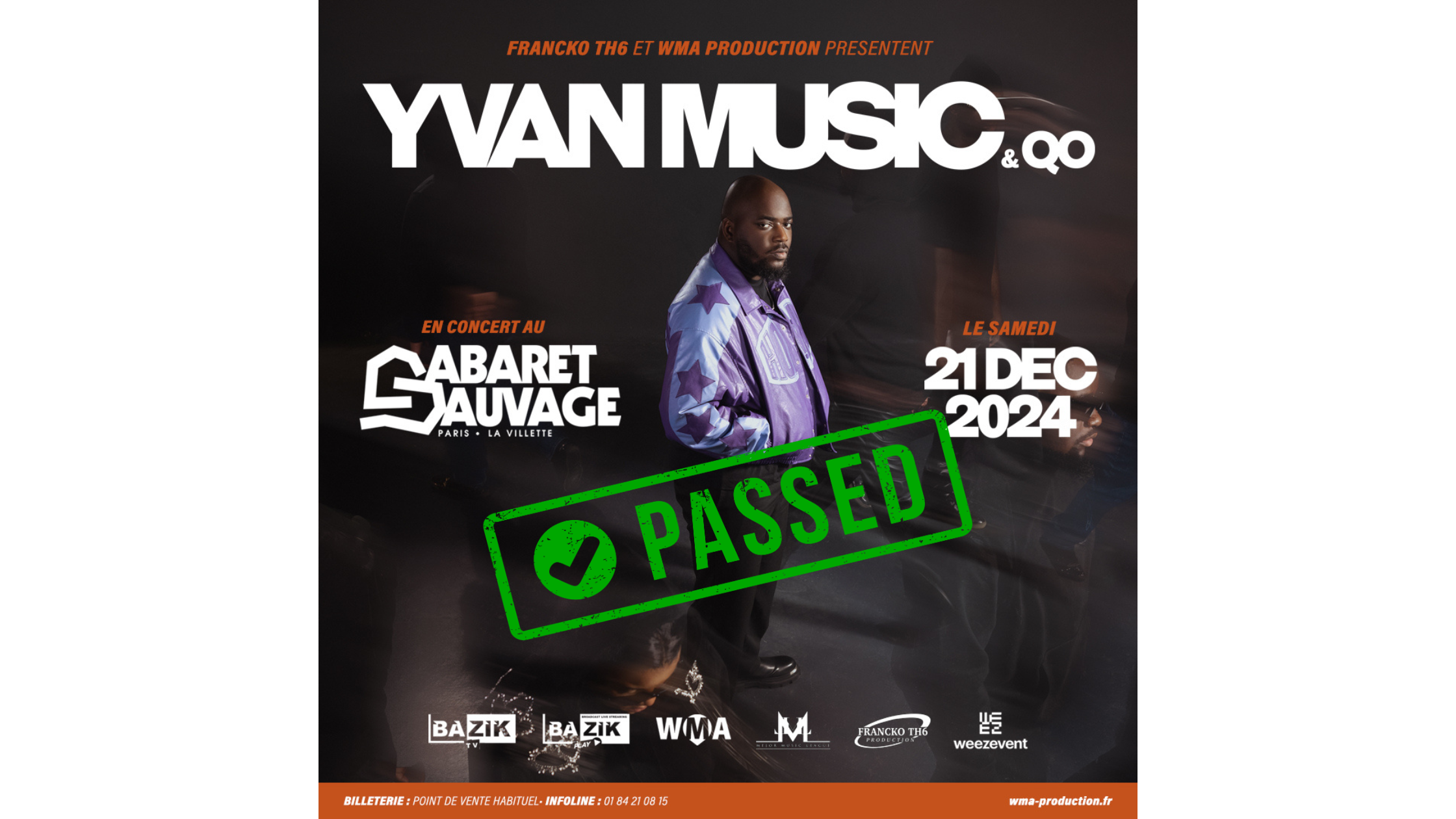 YVAN MUSIC & QO en Concert au Cabaret Sauvage le 21 Décembre 2024