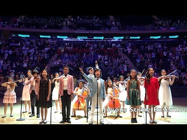 Joyous Students Perform in Madison Square Garden