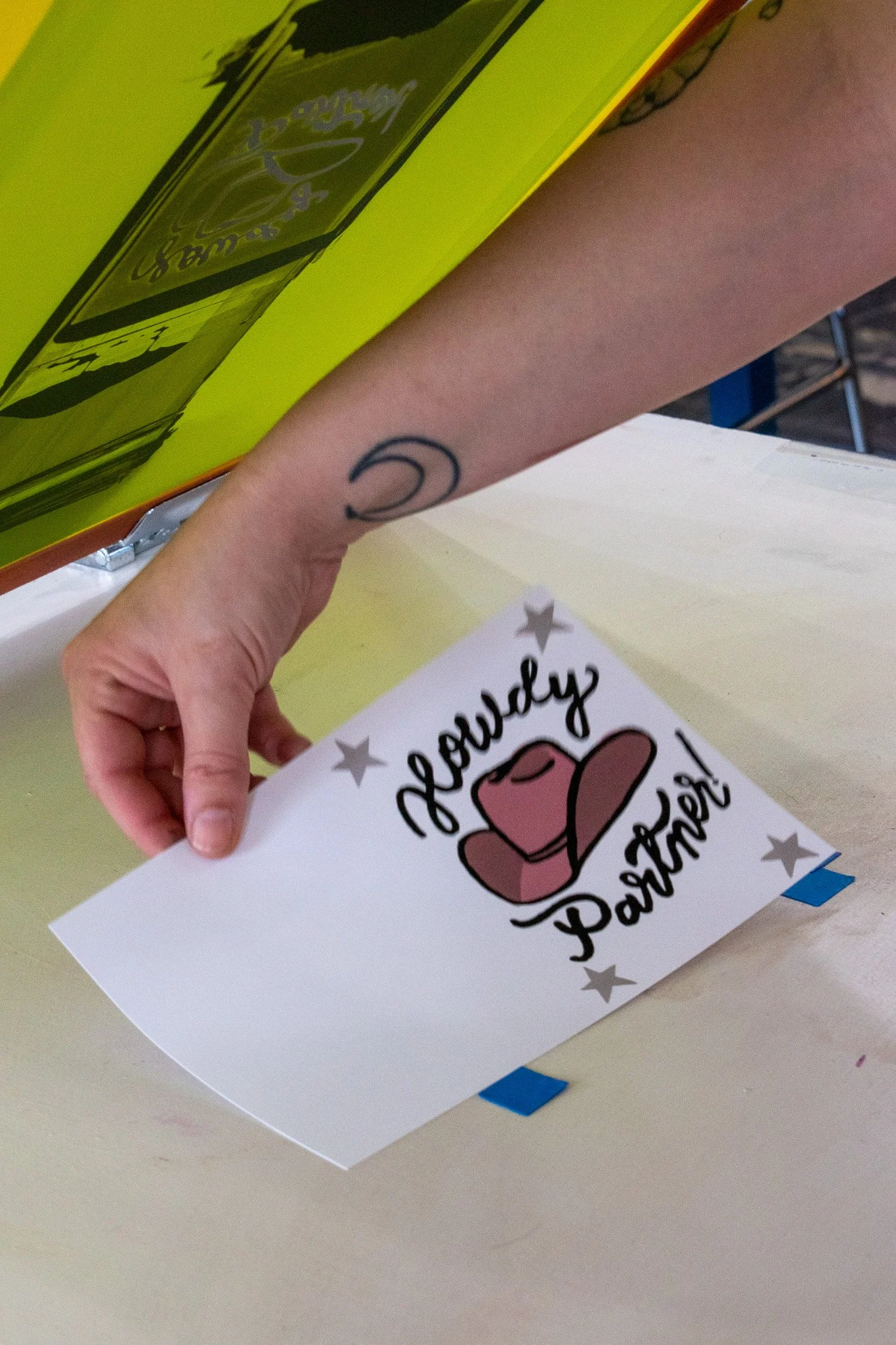 Silkscreen Greeting Card Workshop