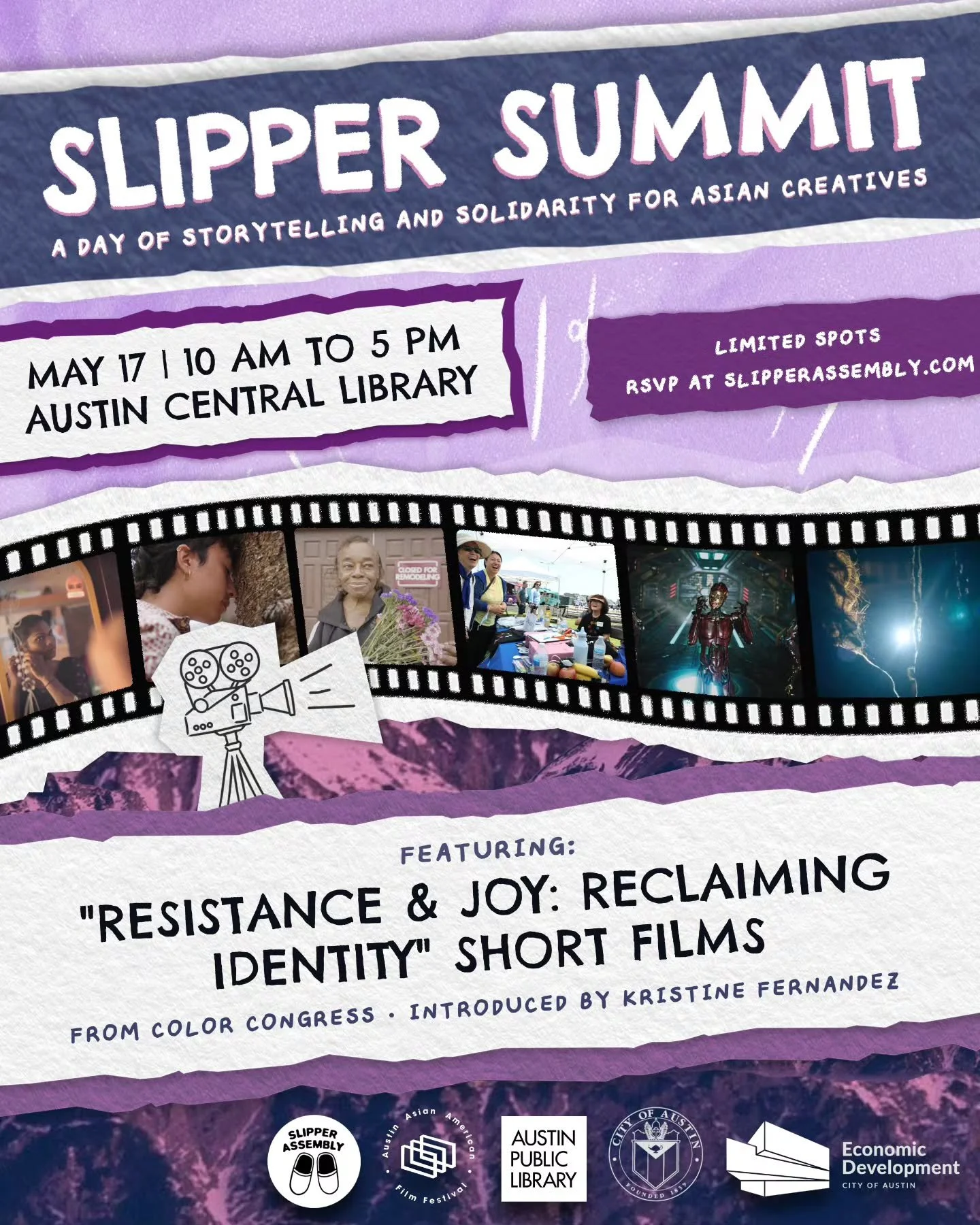 Watch 🎞️&ldquo;Resistance &amp; Joy: Reclaiming Identity Short Films&rdquo; from Color Congress🎞️ at Slipper Summit, a full-day event to share our stories, build community, and make art together amongst fellow Asian creatives! Limited spots &ndash;