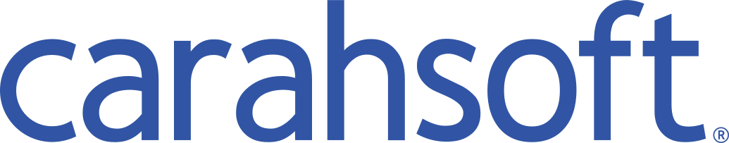 Logo: The word Carahsoft in lower case blue letters.