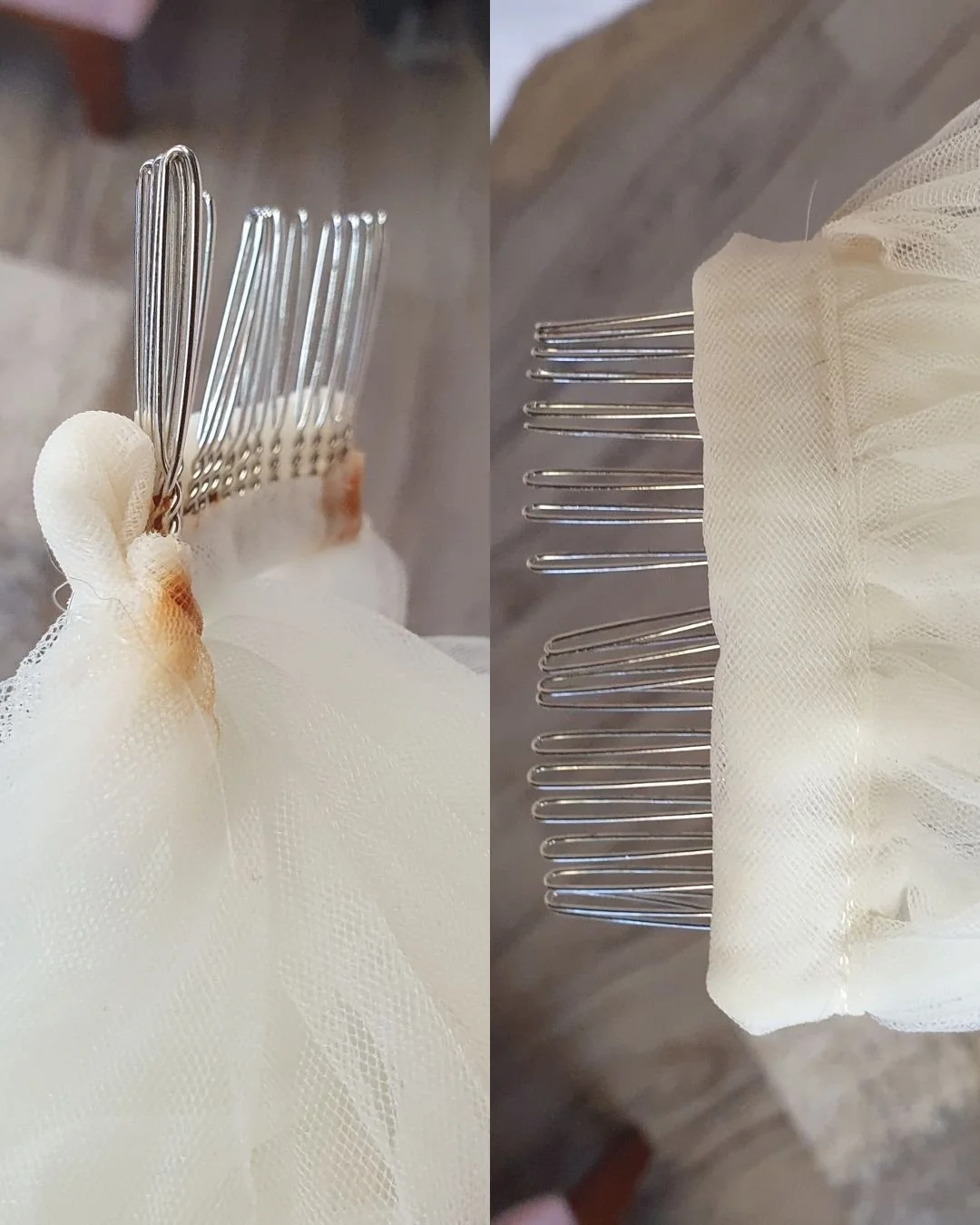 Rusted Comb Veil Cleaning
