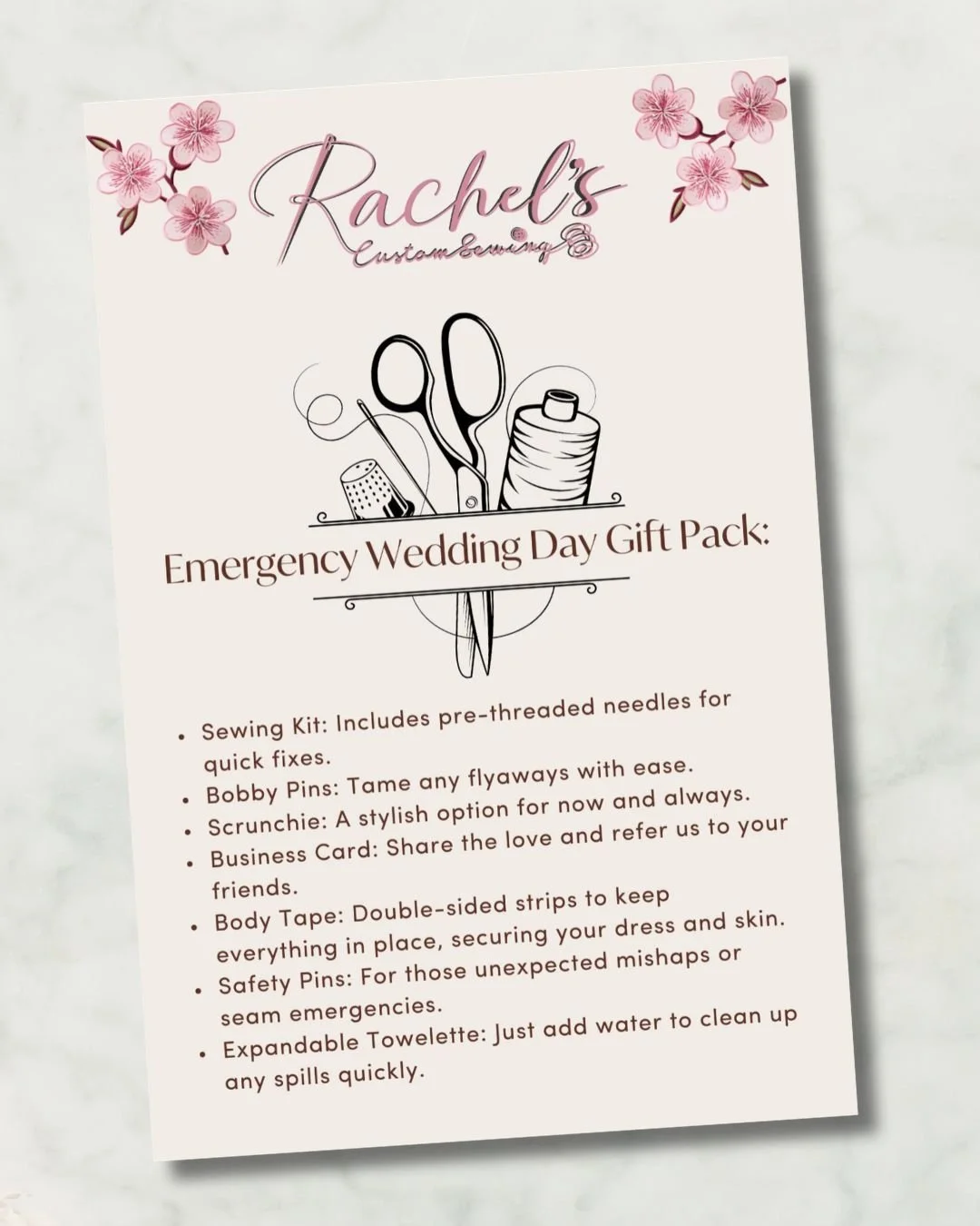Emergency Wedding Day Gift Pack