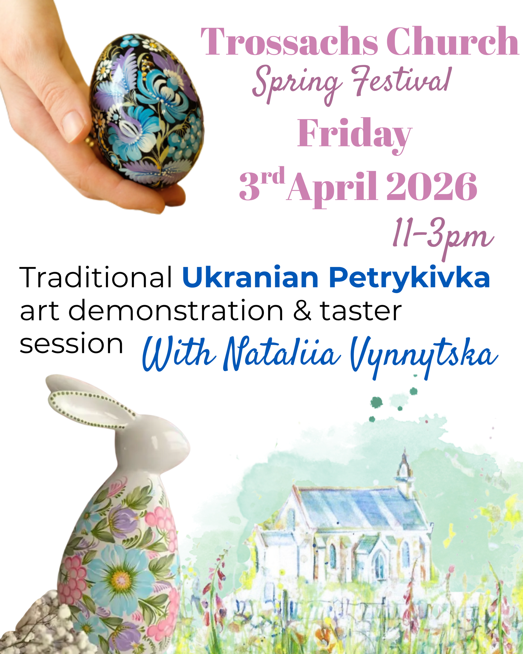 Spring Festival : Traditional Ukrainian Petrykivka Art Demonstration