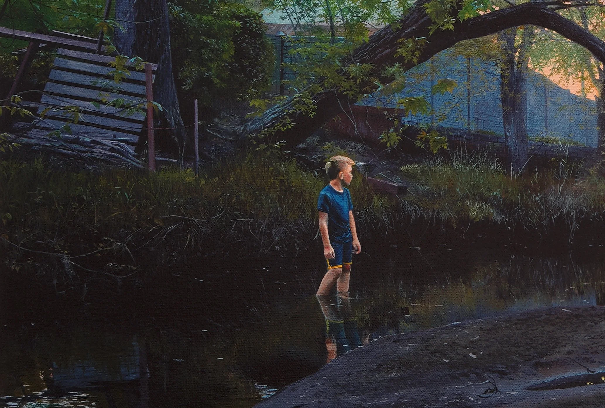"North Creek, Lakeville, Minnesota" (detail)