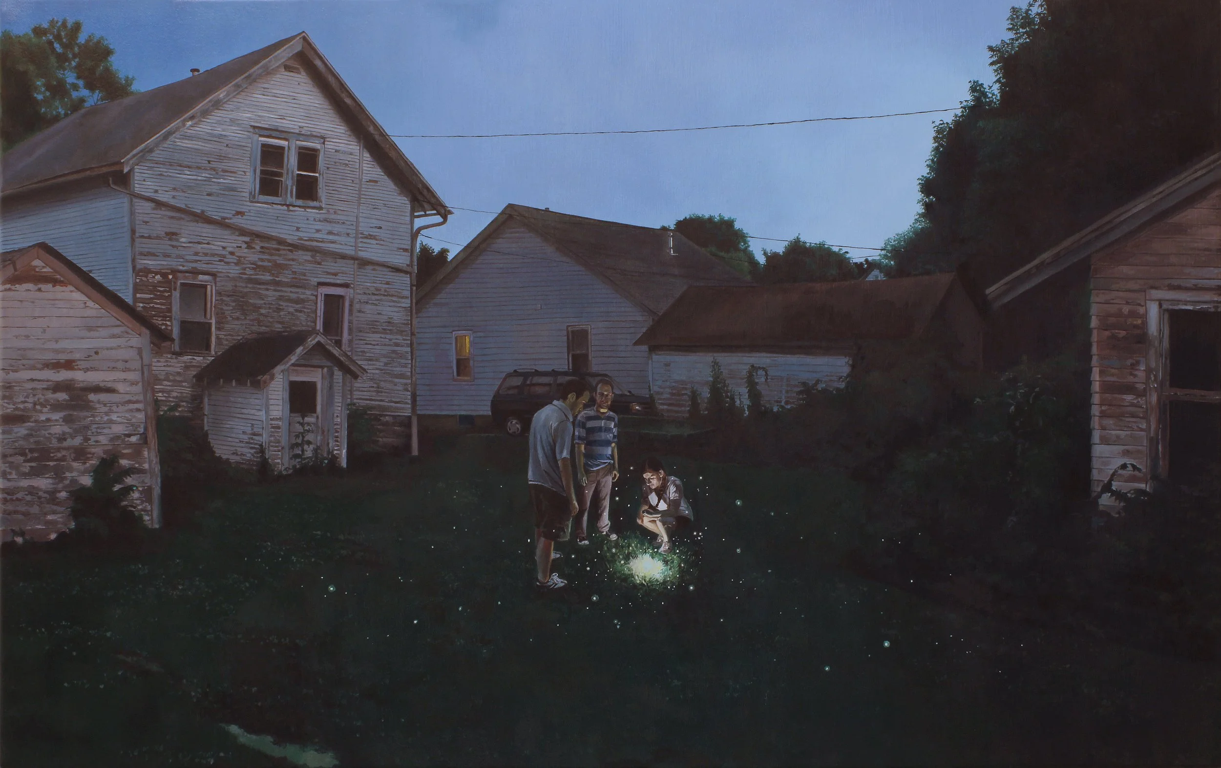 "Fairmont, Minnesota", Oil on Canvas, 24 x 38 inches, 2015