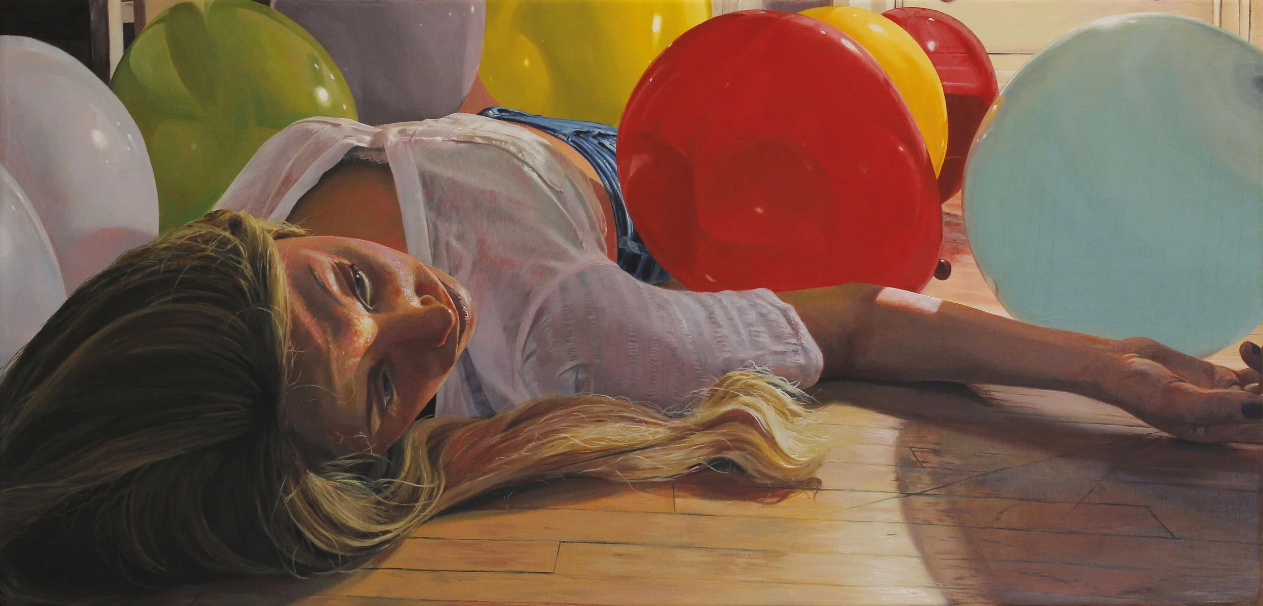 "Lynn", Oil on Canvas, 12 x 25 inches, 2017