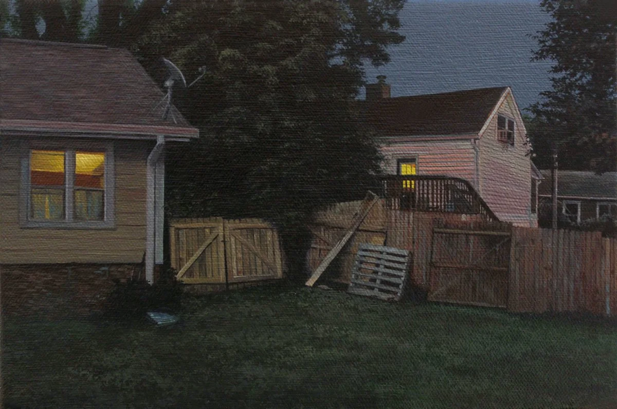 "Asheville, North Carolina", Oil on Canvas, 6 x 9 inches, 2019