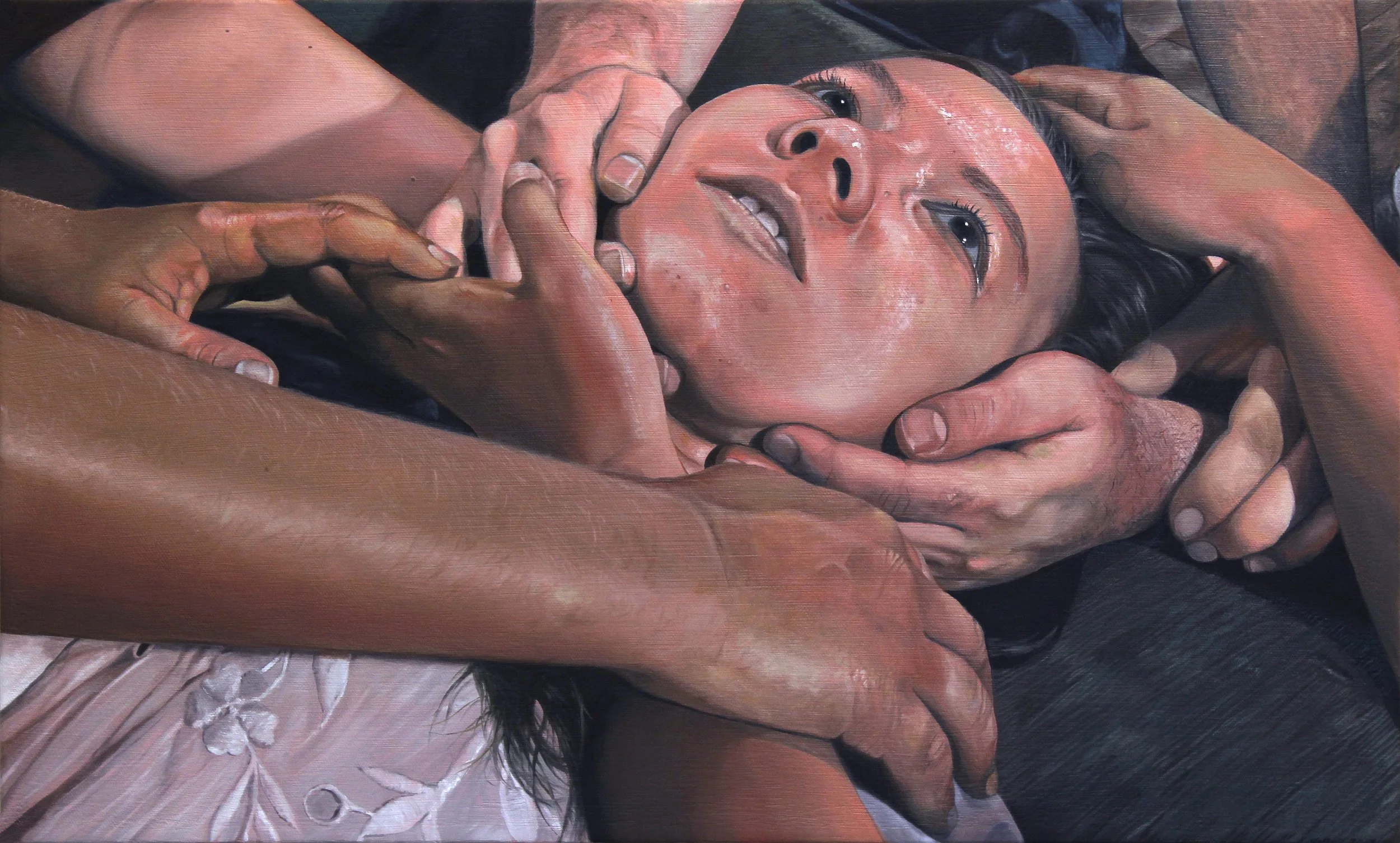 "Tatiana", Oil on Canvas, 12 x 20 inches, 2017