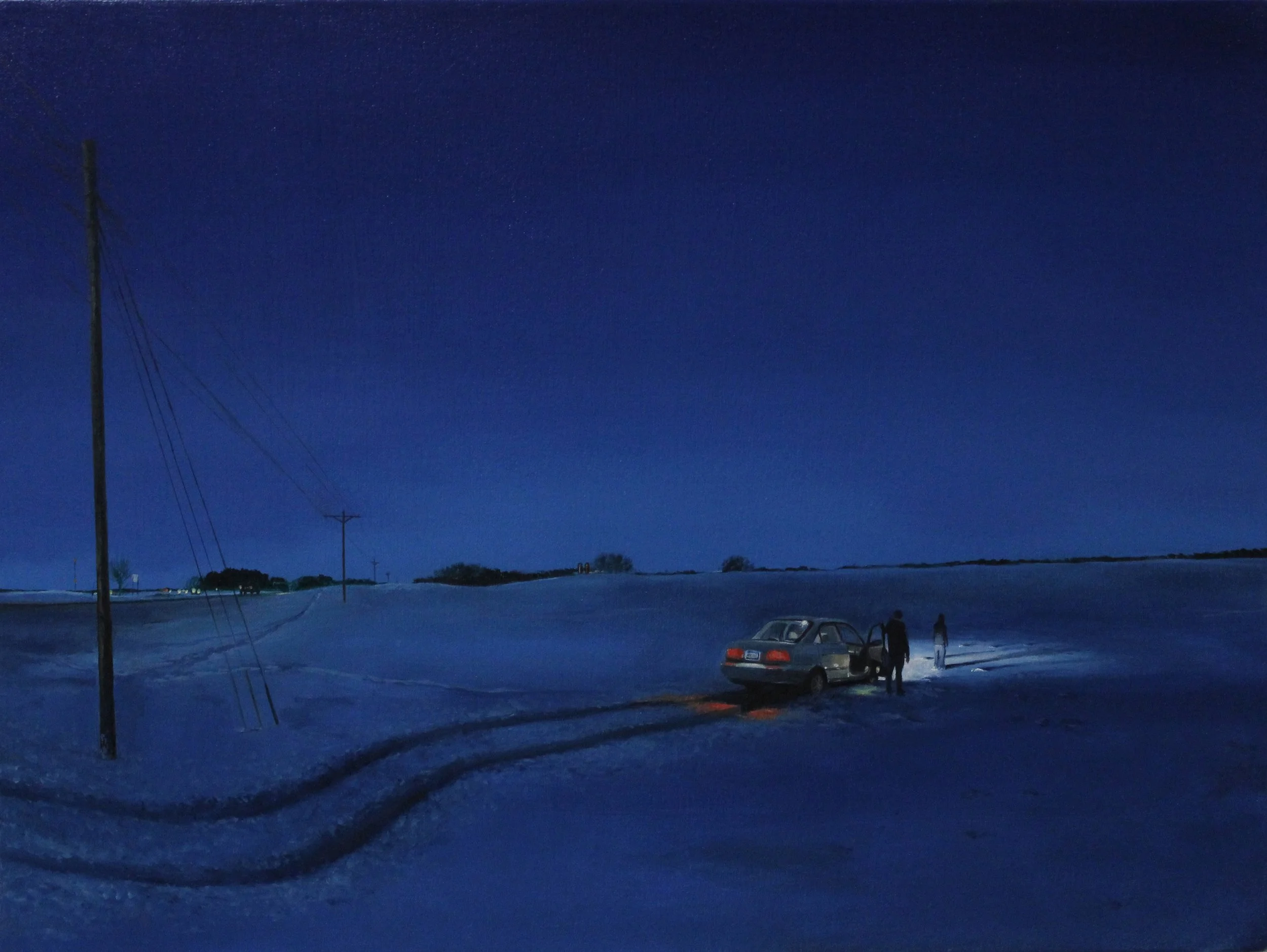 "Near Glencoe, Minnesota", Oil on Canvas, 18 x 24 inches, 2014
