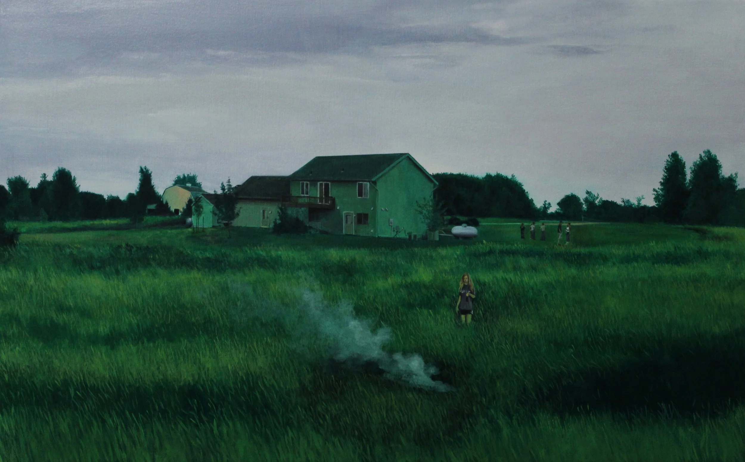 "Scott County, Minnesota", Oil on Canvas, 20 x 32 inches, 2013