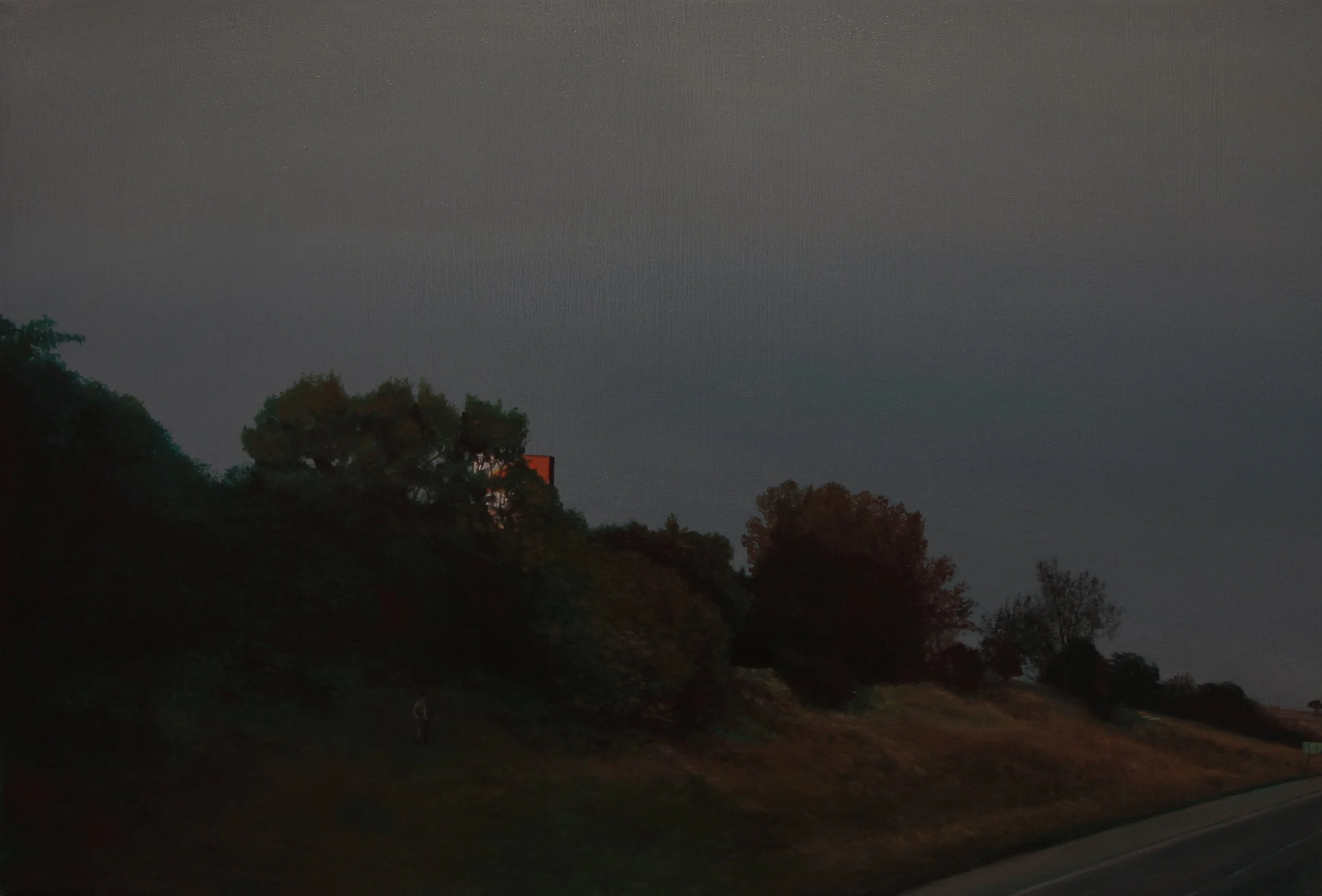 "Avoca, Iowa", Oil on Canvas, 16 x 24 inches, 2013