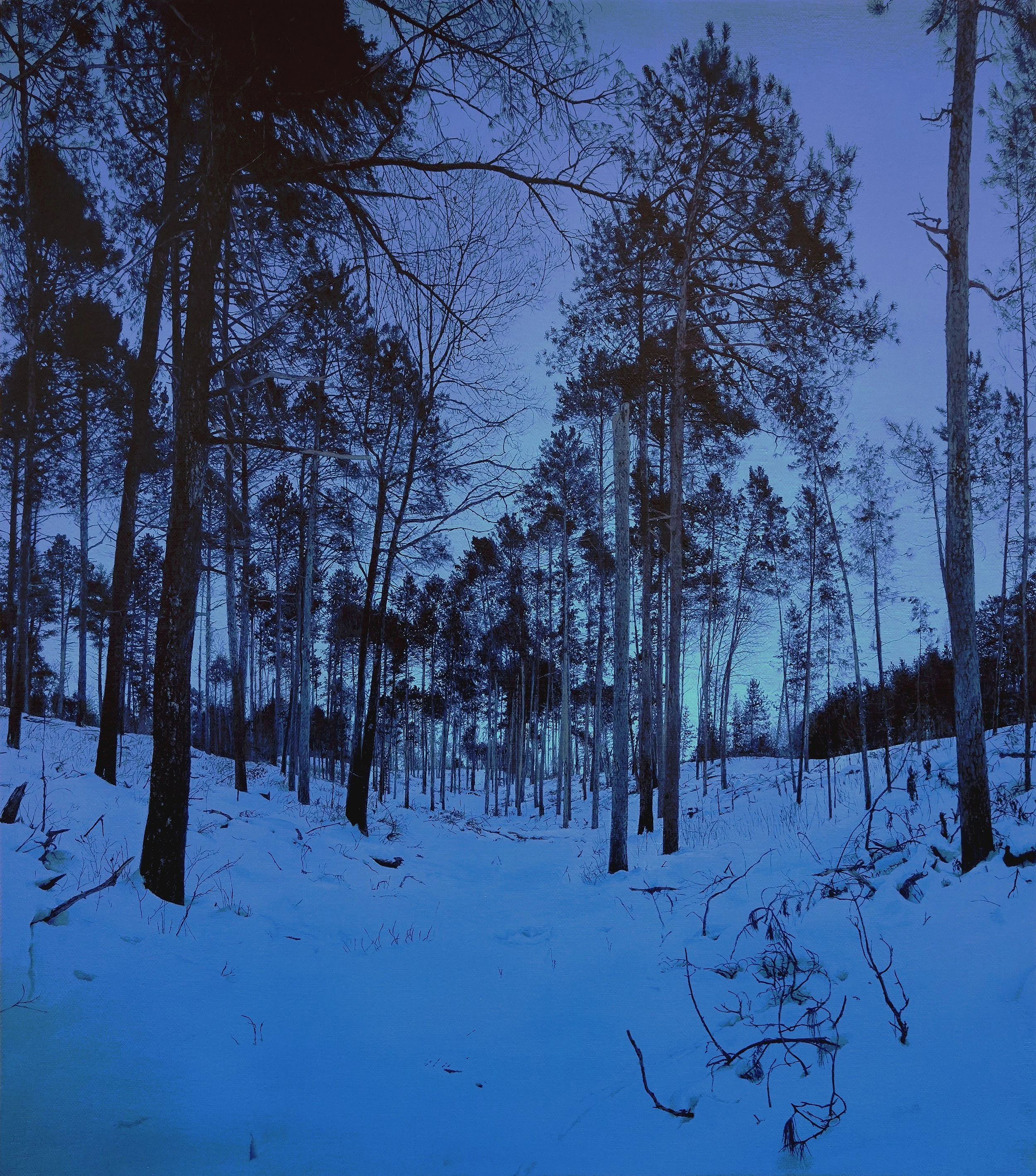 "Without", Oil on Canvas, 18 x 16 inches, 2022