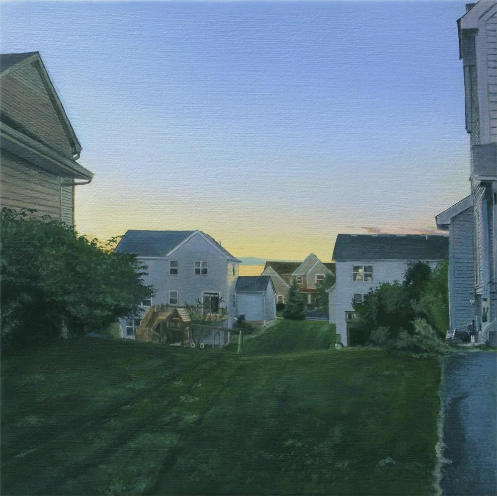 "Maple Grove, Minnesota", Oil on Canvas, 8 x 8 inches, 2017