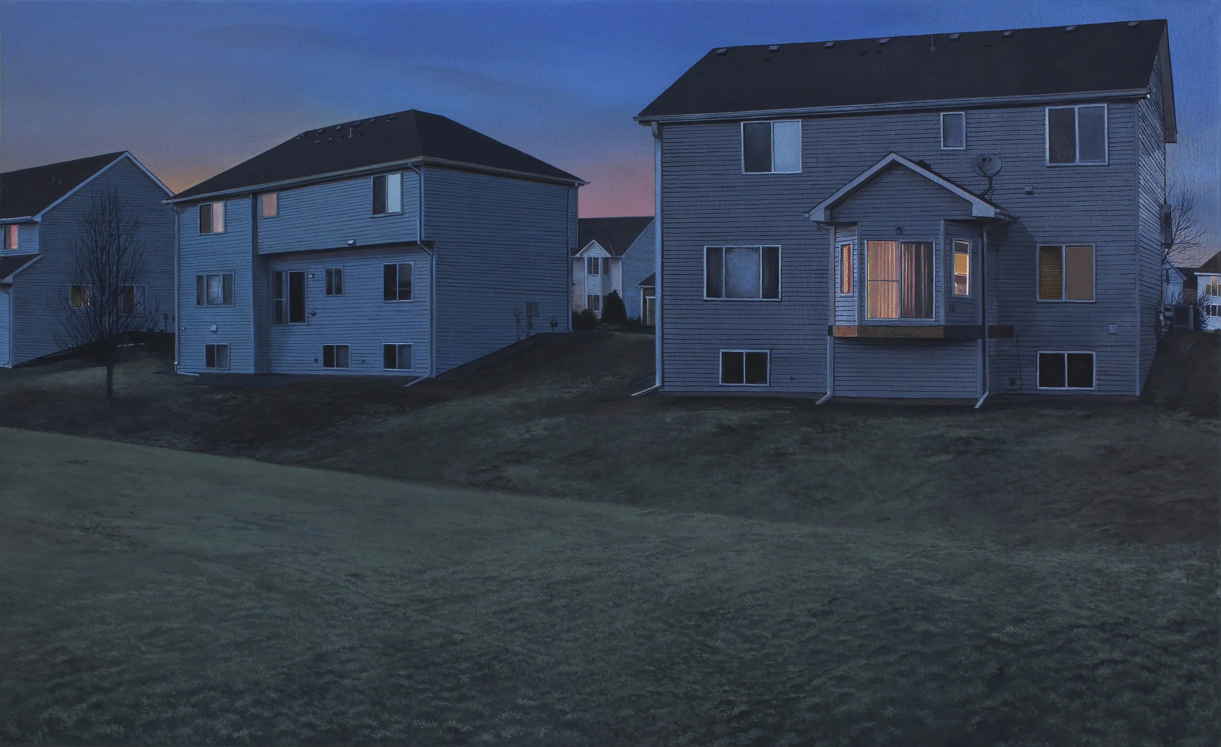 "Eden Prairie, Minnesota", Oil on Canvas, 16 x 26 inches, 2020