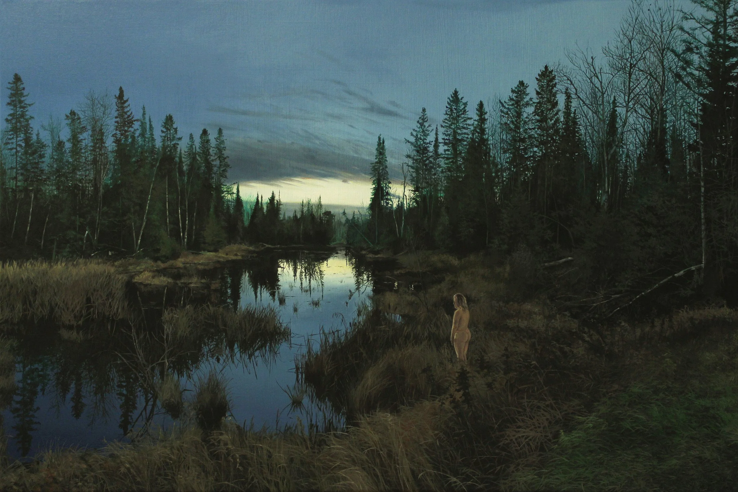 "Mountain Iron, Minnesota", Oil on Canvas, 24 x 36 inches, 2016