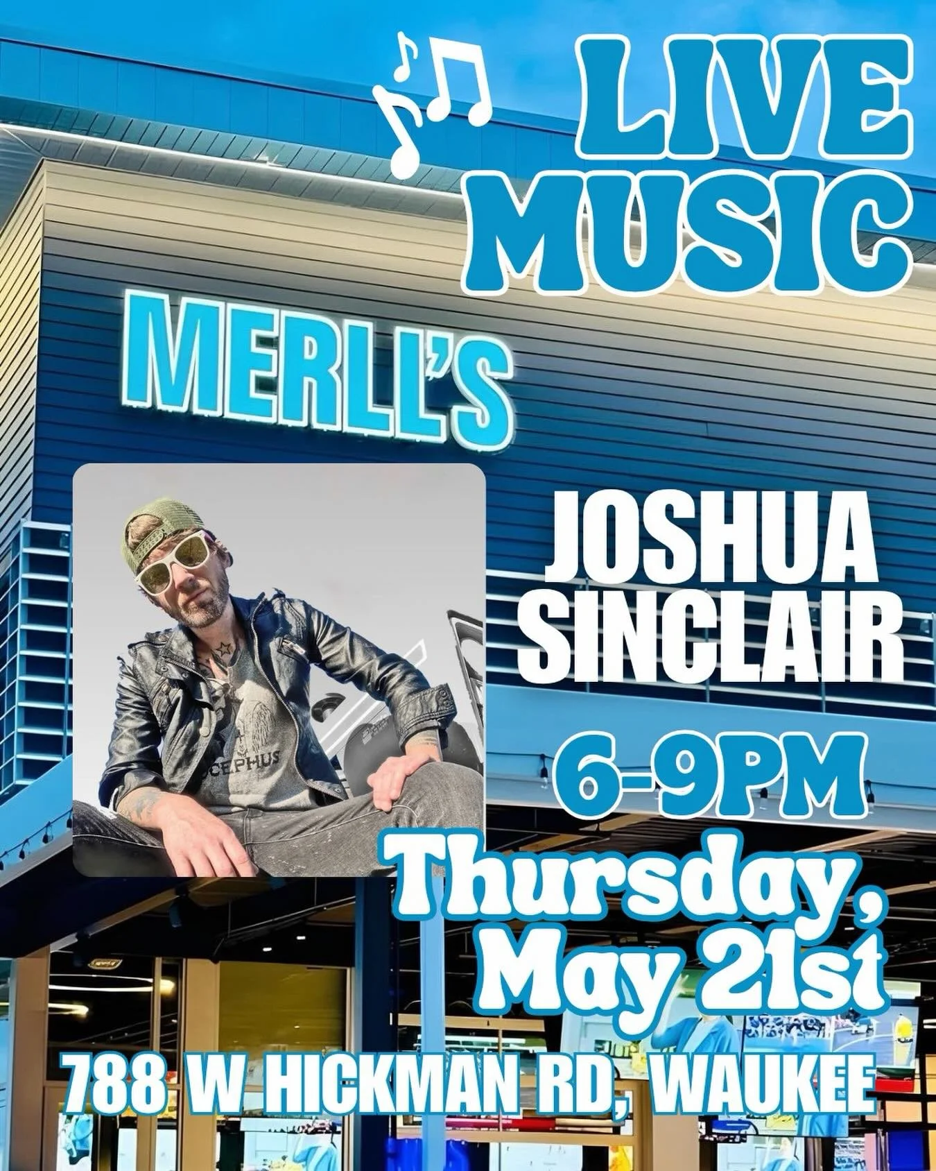 We&rsquo;ve got the amazing JOSHUA SINCLAIR rocking the Merll&rsquo;s patio this Thursday!🤩🎶🎸
The best times of the summer are filled with patio time and live music, and we&rsquo;ve got both! See you this Thursday☀️

#merllspubpatio #livemusic #pa