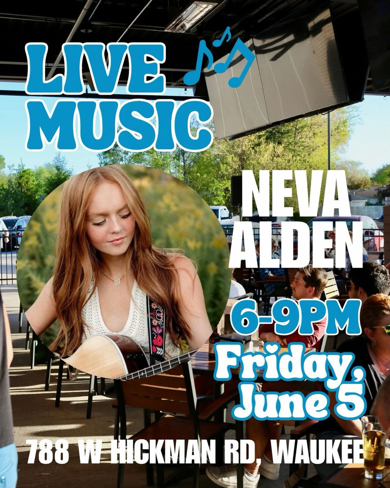Can&rsquo;t get enough live music this week! After you join us tonight, come back TOMORROW for tunes from the lovely Neva Alden!🤩🎶🎤

#merlls #merllspubpatio #livemusic #waukeeiowa #patioseason