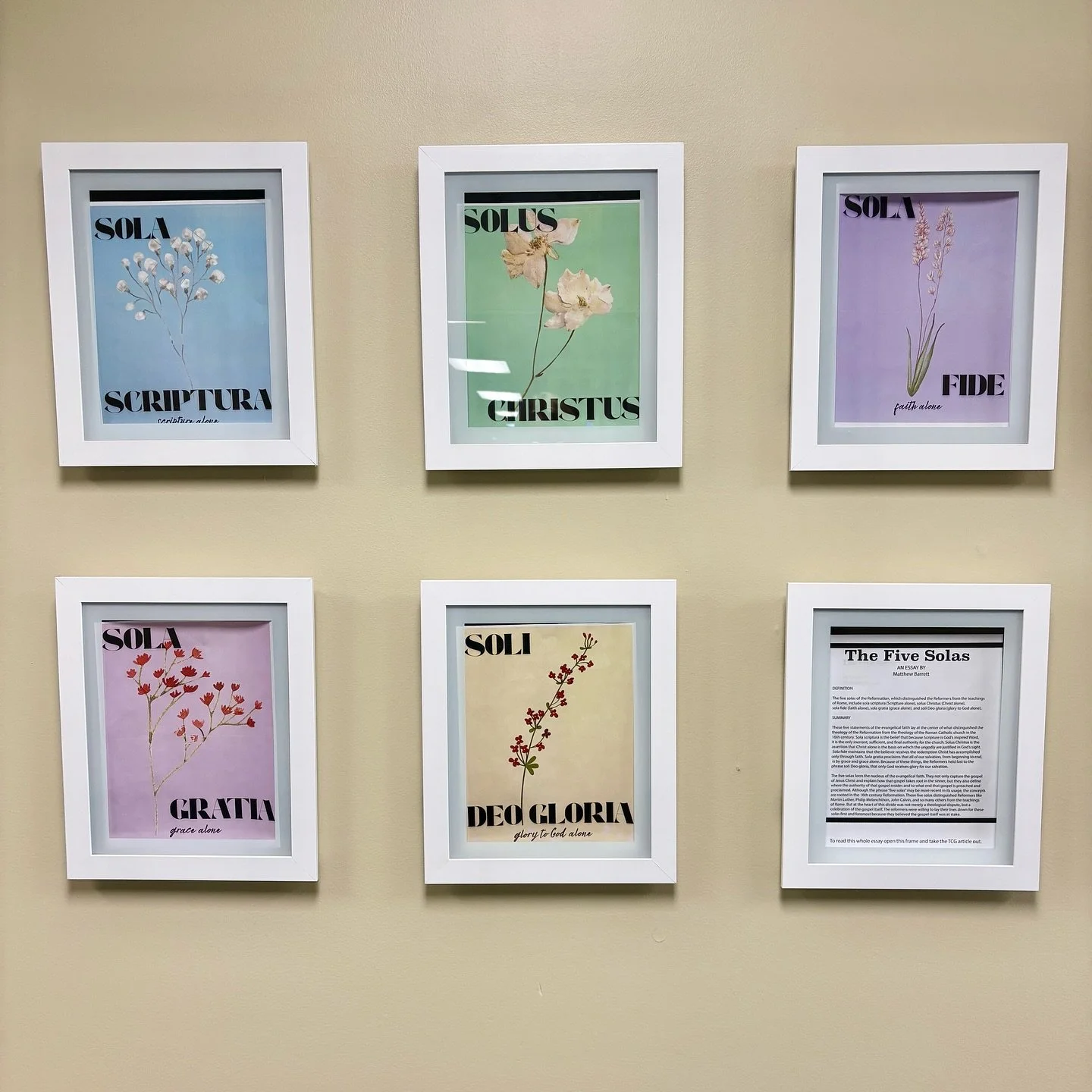 We have new art up next to the children/youth wing! This mini gallery is extra special as it highlights the artistic gifts of children at Knox, PreK through 12th grade🎨
Know a child or teen who might be interested in showcasing their work? Grab a f