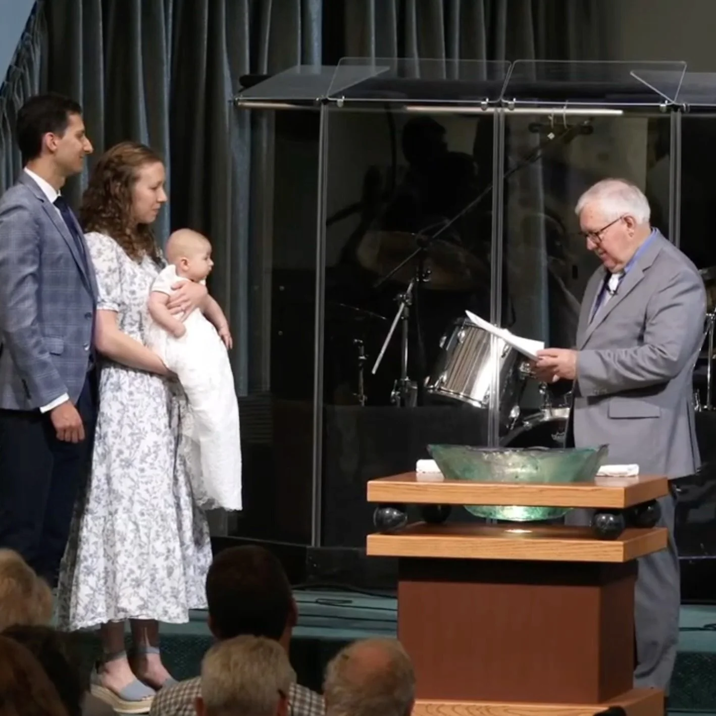Yesterday morning we celebrated the baptism of one of our newest church family members. Praise God, from whom all blessings flow!