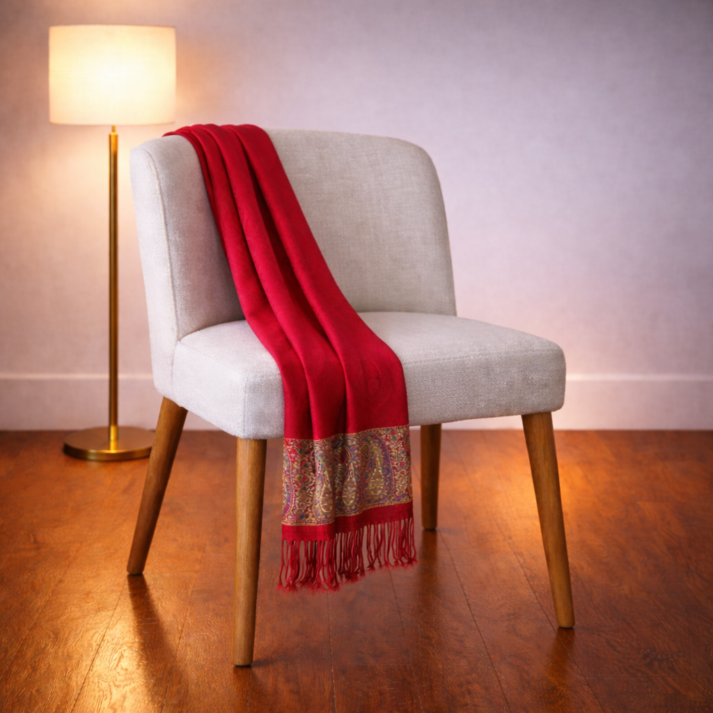 Red Pashmina
