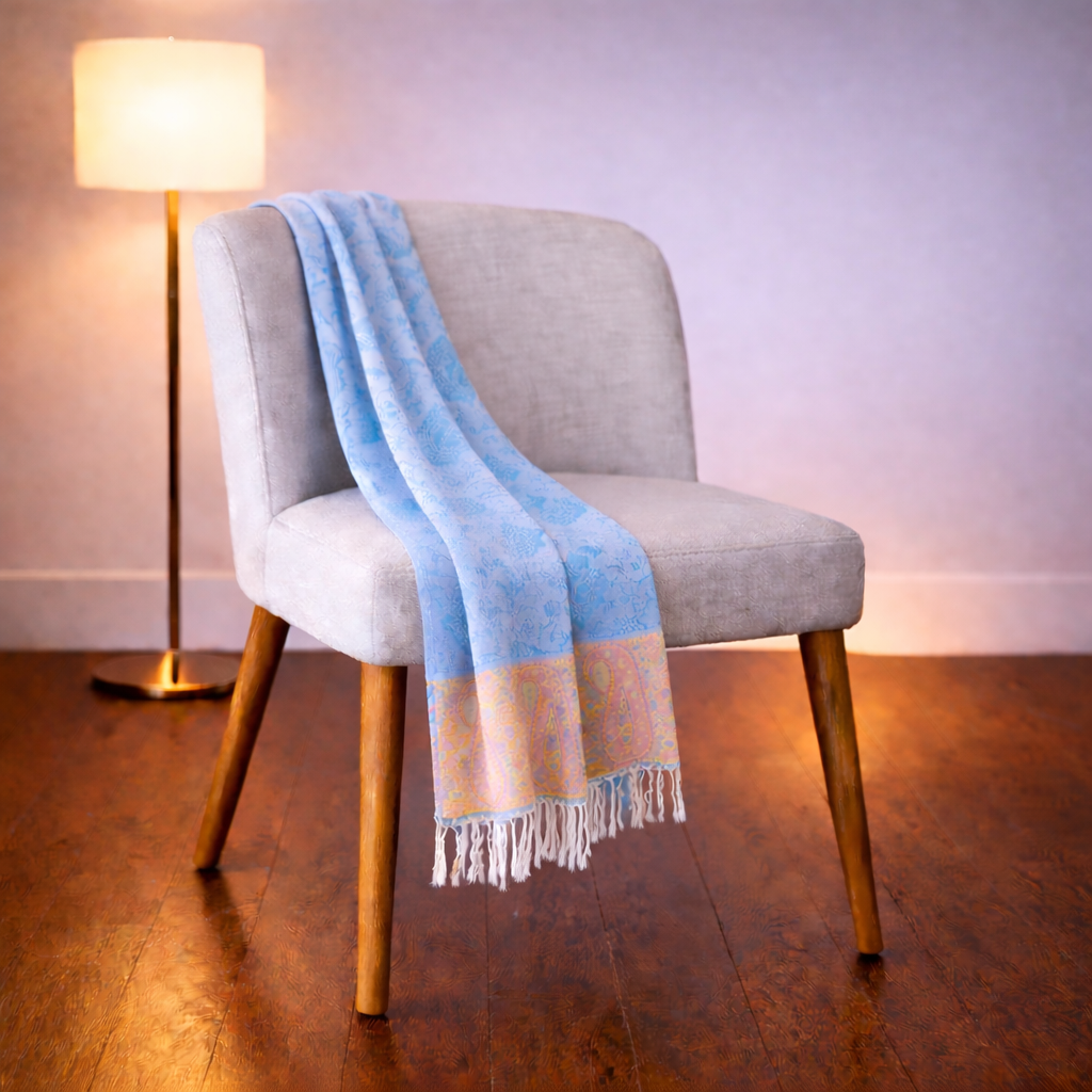 Sky Blue Pashmina