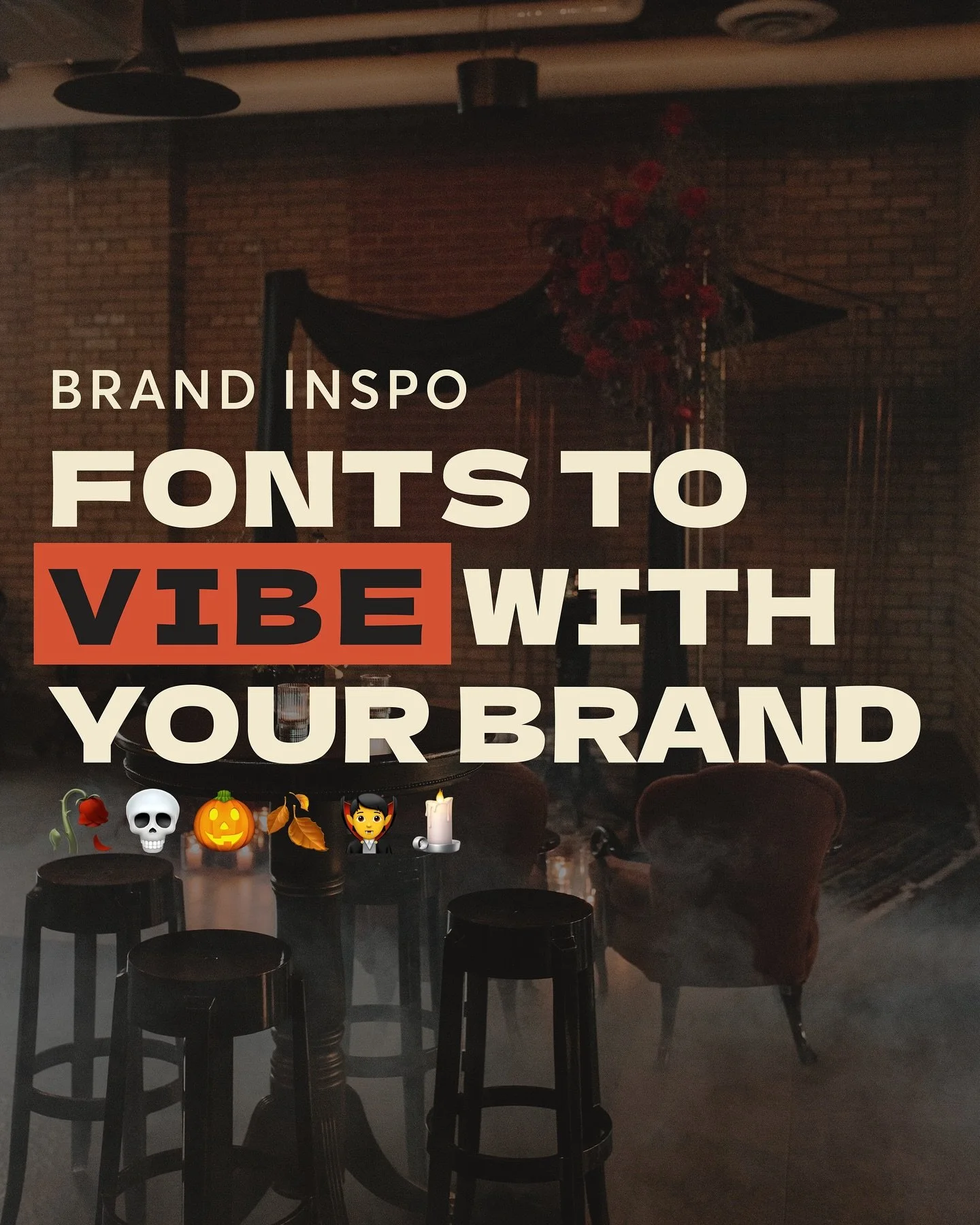 🖤 FONT INSPO BUT FOR THE SPOOKY BABES 🖤
In honour of Halloween week a very scary font inspo, but chic, high level and for the moody girls. 😒🕸️
Let me know which you you like best 👀⬇️
#fontinspo #gothicgirlies #branding