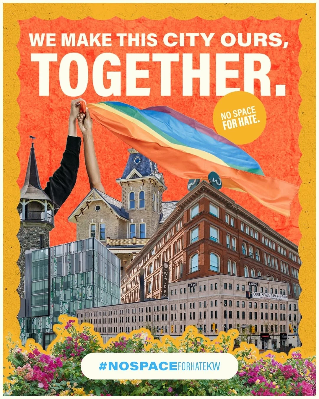 Today, you&rsquo;ll likely see a wave of posts from local KW businesses and community members standing in solidarity with our LGBTQIA+ community. I feel deeply grateful to have been approached by @honeyeventsanddesign and @nospaceforhatekw to help up