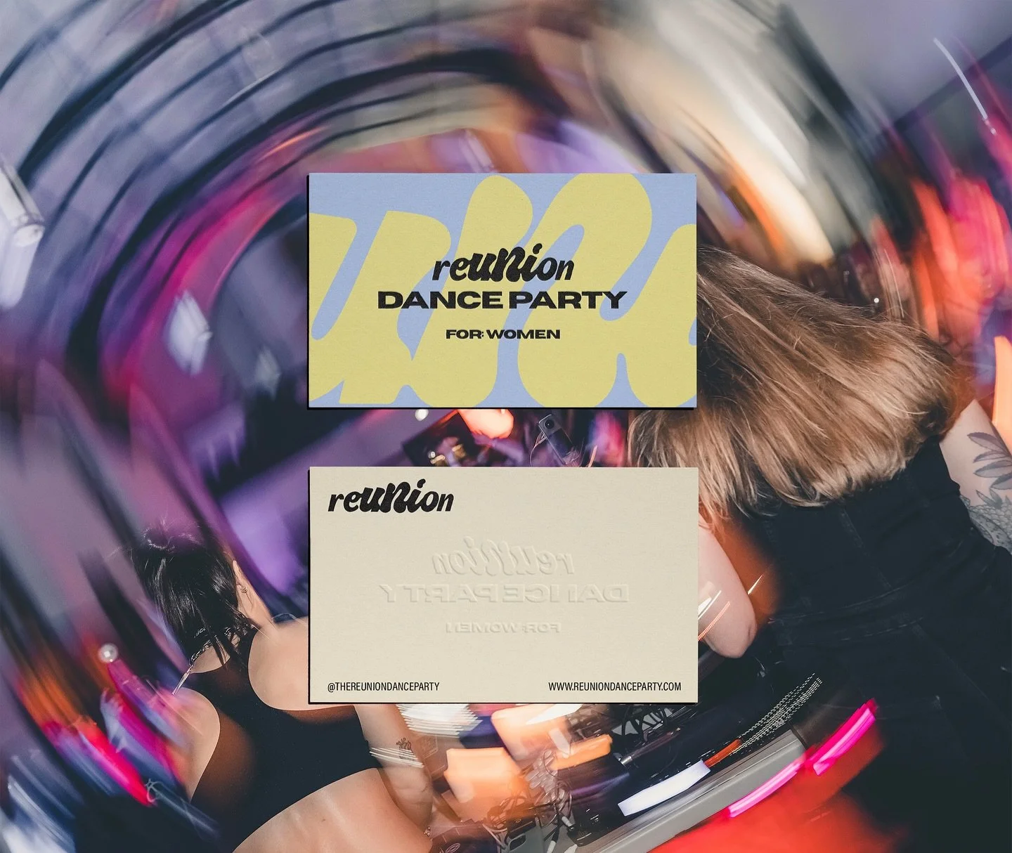 ✨ REUNION Brand Reveal ✨
This project has been such a special one to build.

REUNION is an alcohol-free, women-only dance rave &mdash; a space for release, joy, expression, and coming home to yourself. We were honoured to have our amazing client @rac