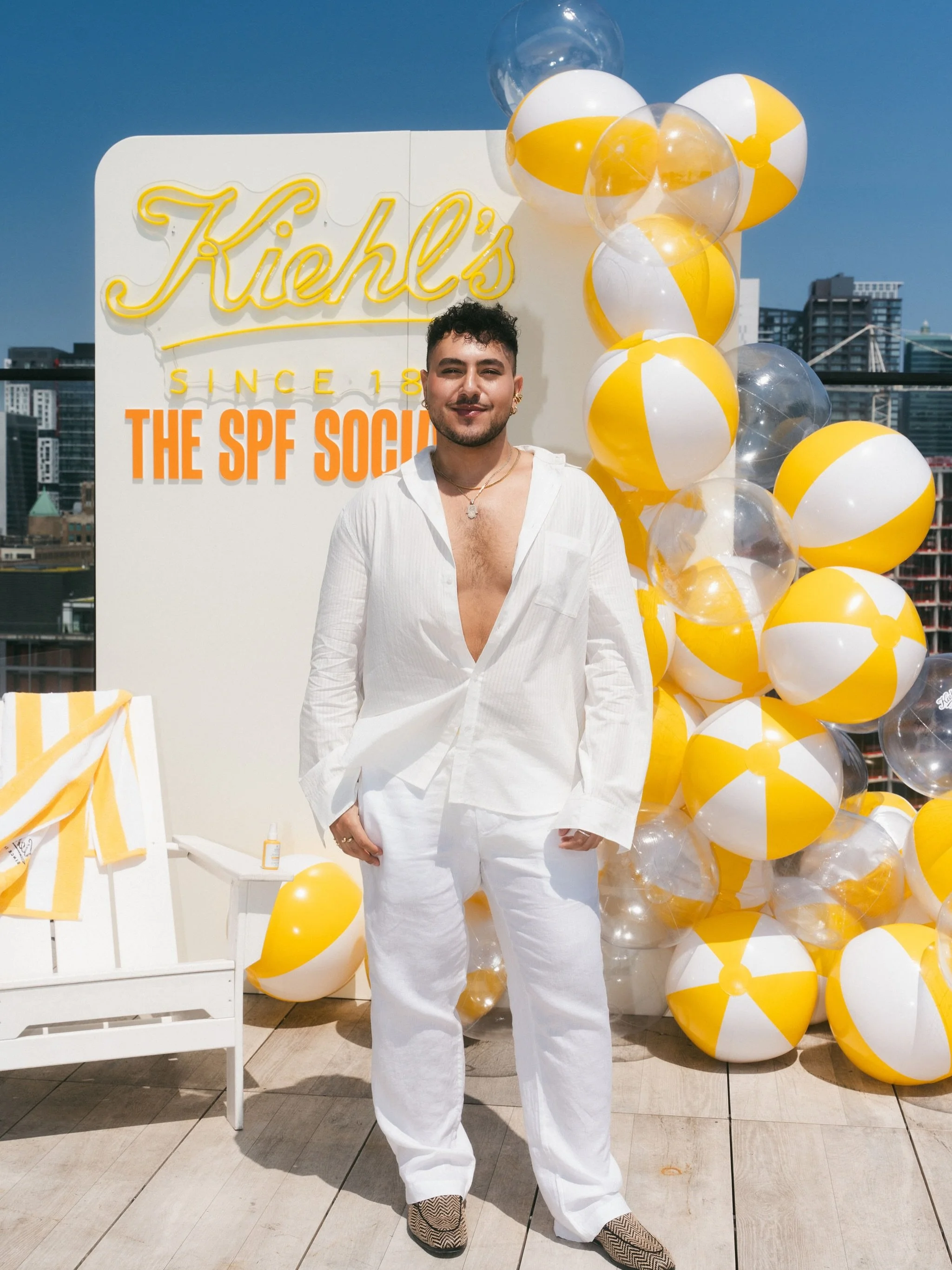 As summer starts to transition into fall, we&rsquo;re dreaming back to this delicious little Kiehl&rsquo;s collab with @madbashgrp for their SPF Social celebrating their beyond screen product launch. Reminiscing on all those sunshiney yellows and fun