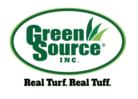 Green Source Inc. logo with slogan "Real Turf. Real Tuff."