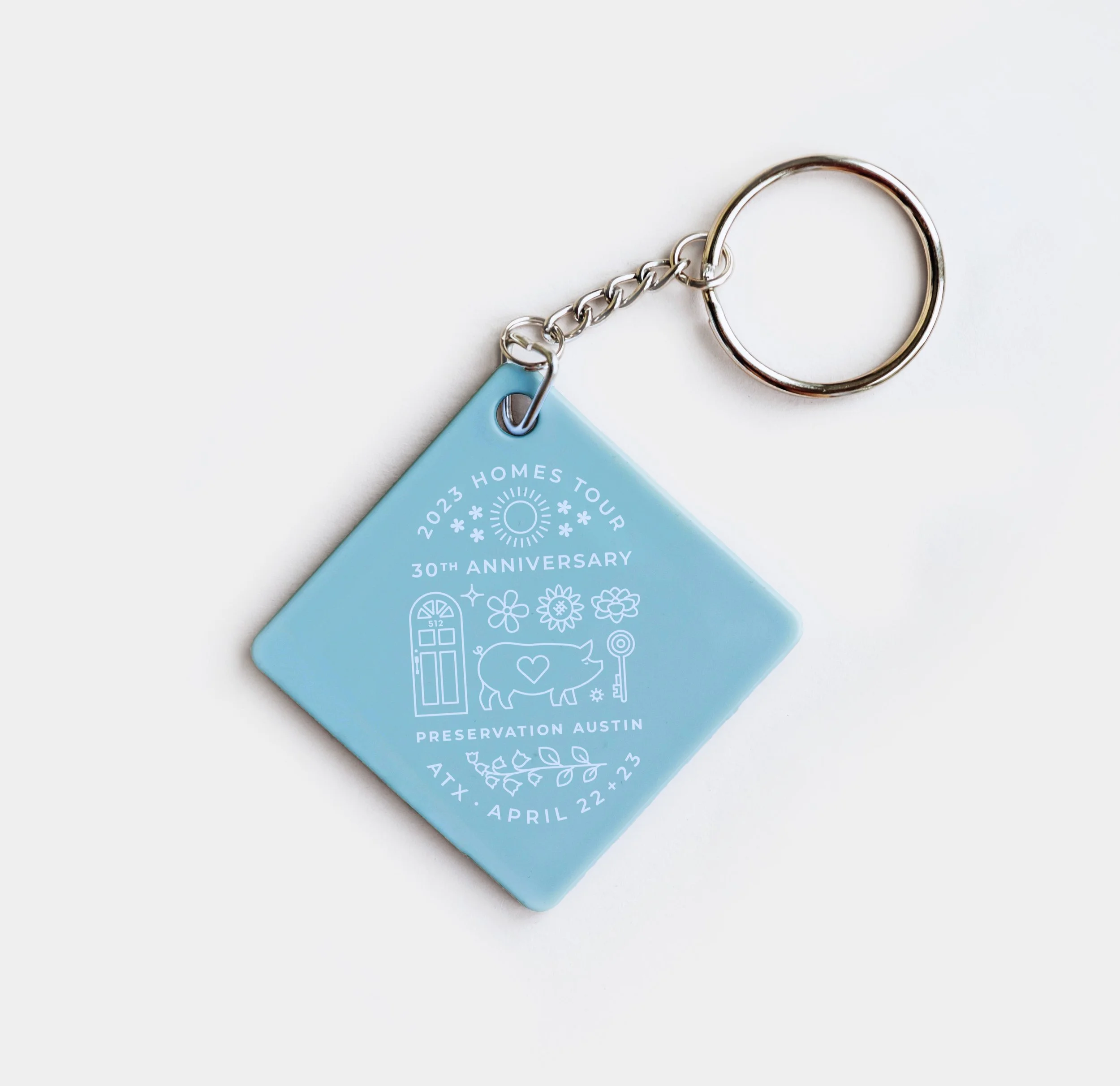 French Fox Design: Preservation Austin 2023 Homes Tour, Keychain