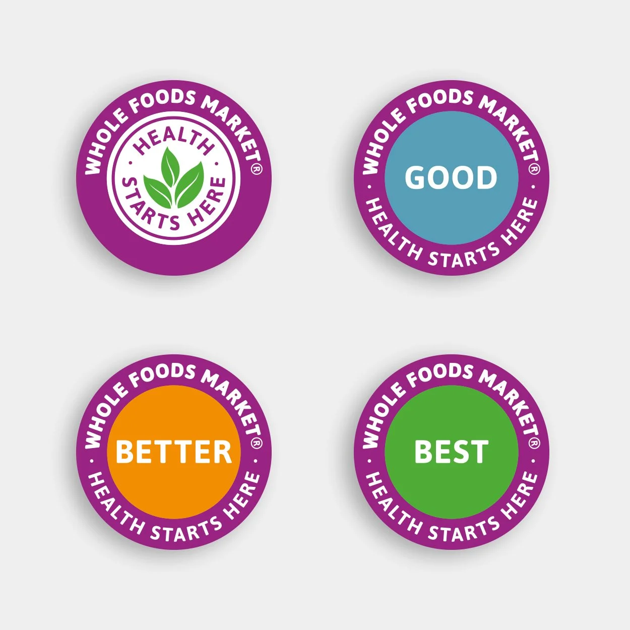 French Fox Design: Whole Foods Market, Health Starts Here Campaign Ratings Identity Logos