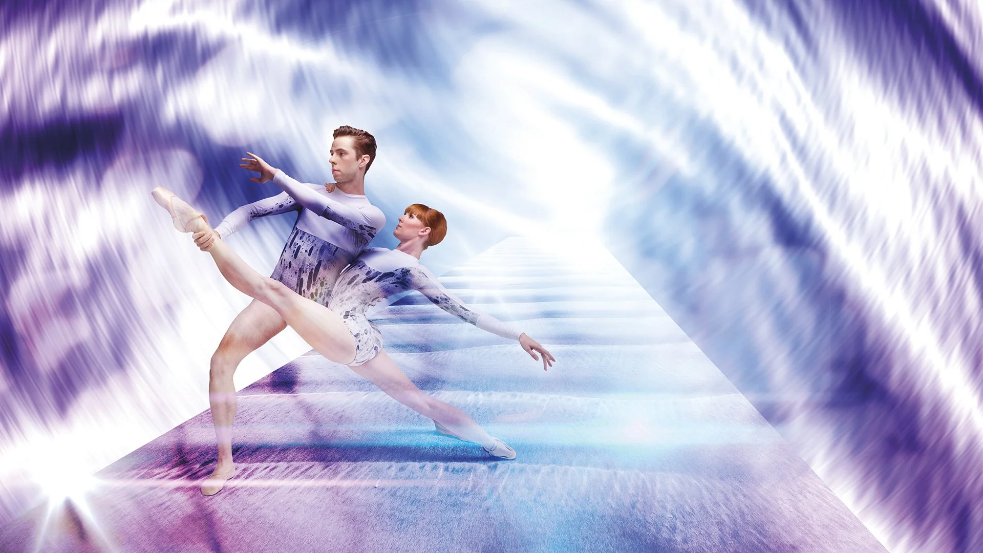 French Fox Design: Ballet Austin, 2015/16 Season Photography with Ballerinas Integrated into a Colorful Background