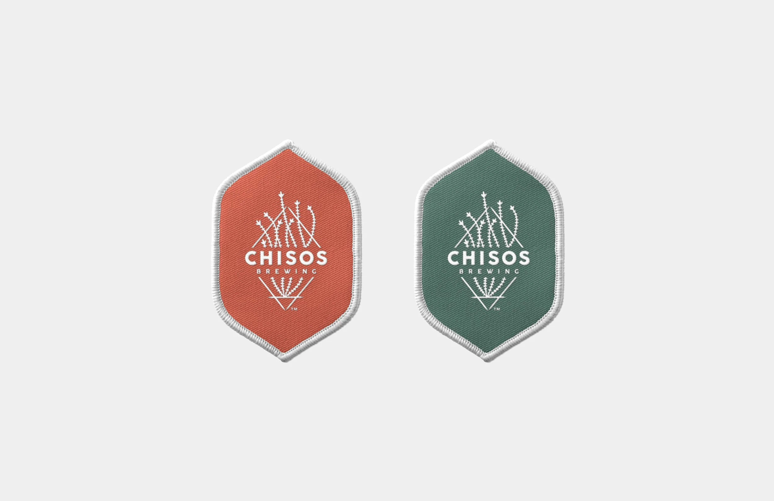 French Fox Design: Chisos Brewing, Logos on Shirt Patches