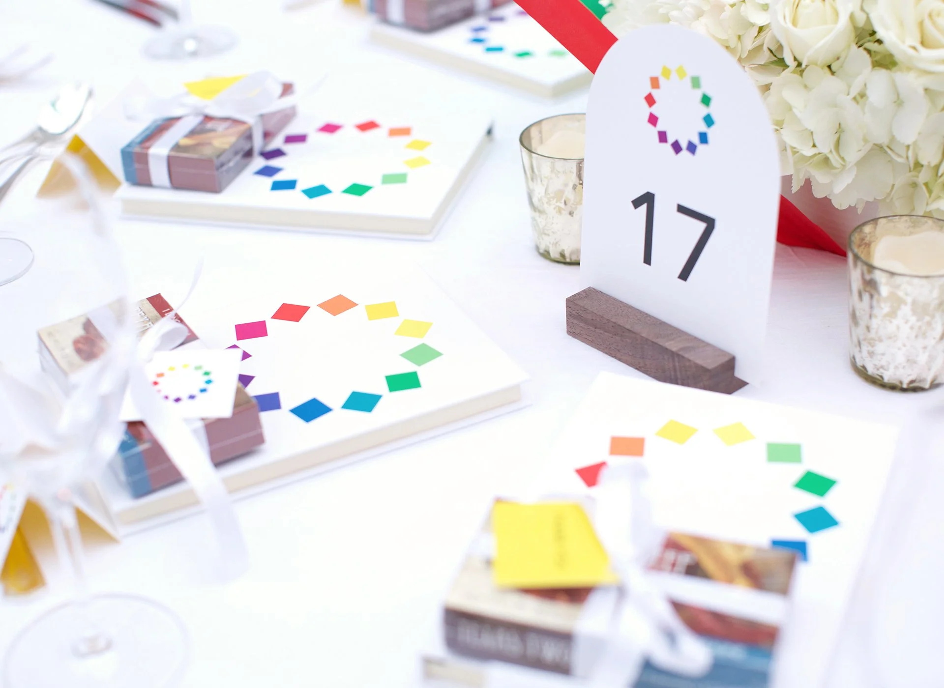 French Fox Design: Blanton Museum of Art 2018 Ellsworth Kelly's Austin Unveiling, Printed Notebooks & Table Numbers